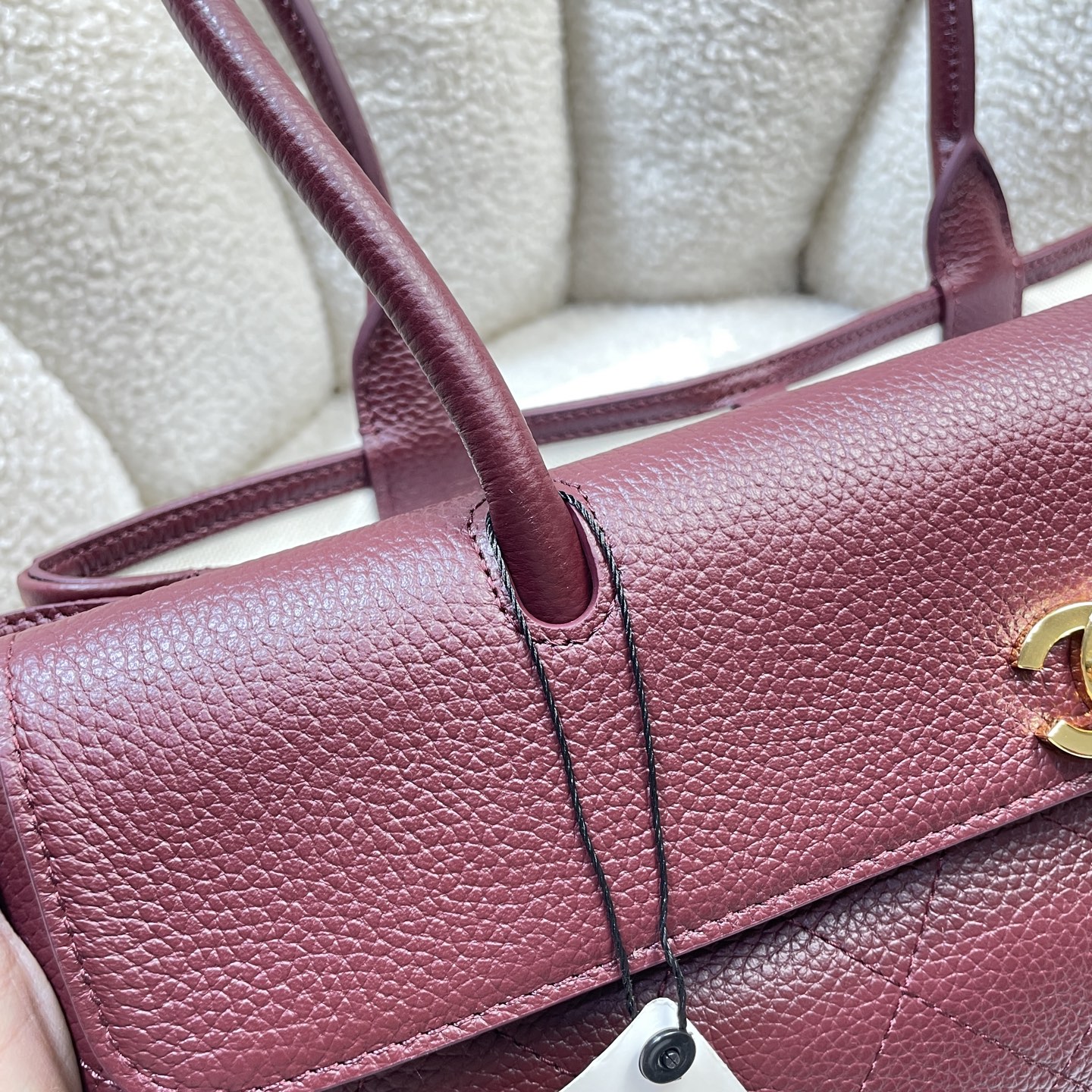 Chanel Style Black Leather Bag style reference detail image 6 from source 785956
