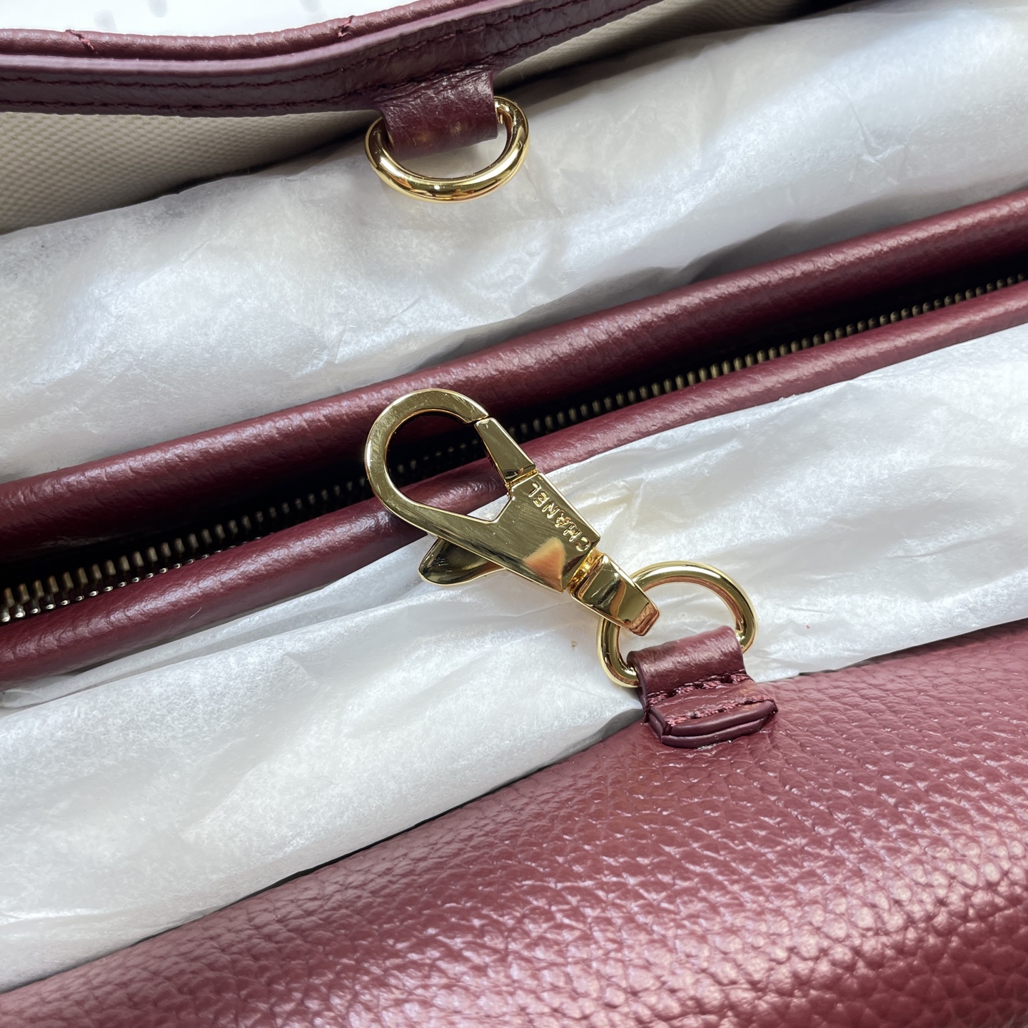 Chanel Style Black Leather Bag style reference detail image 7 from source 785956