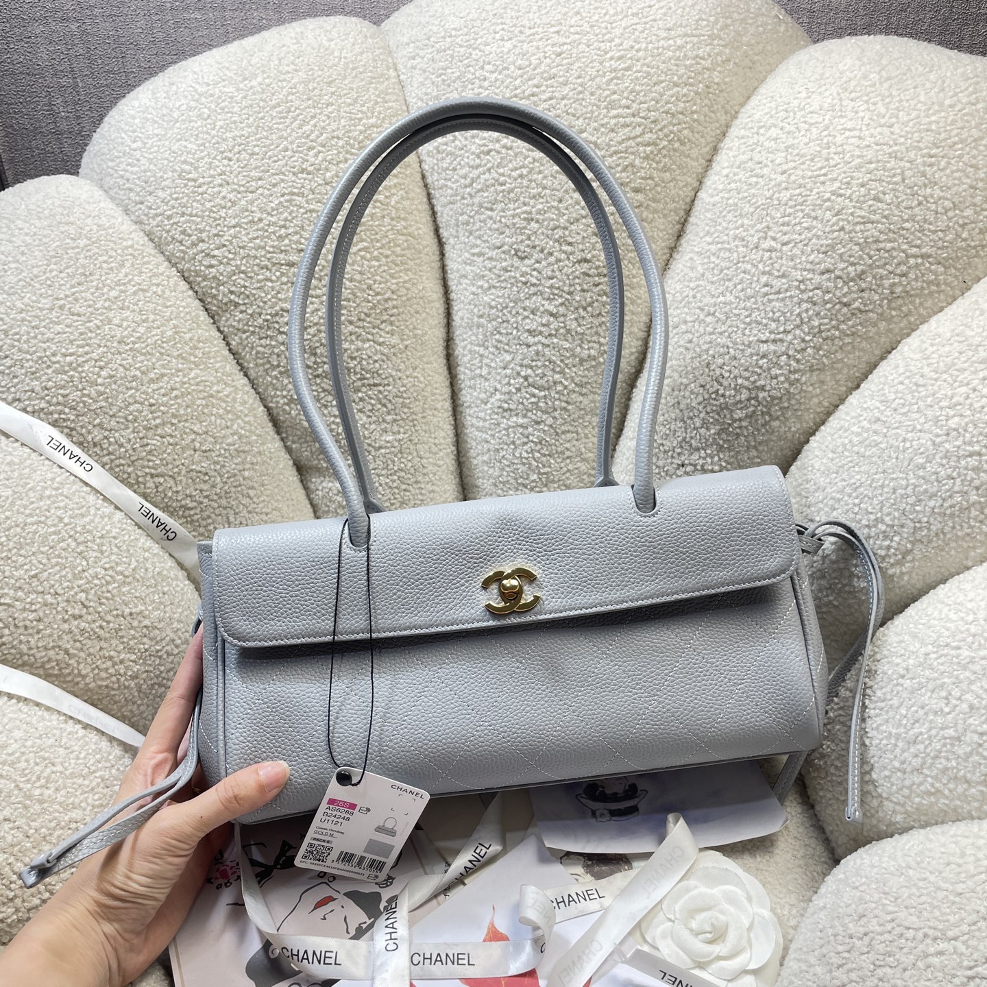 Chanel Style Black Leather Bag Lookbook Reference image 2