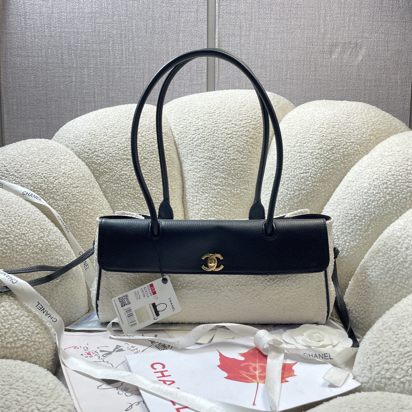 Chanel Style Black Leather Bag Lookbook Reference image 1