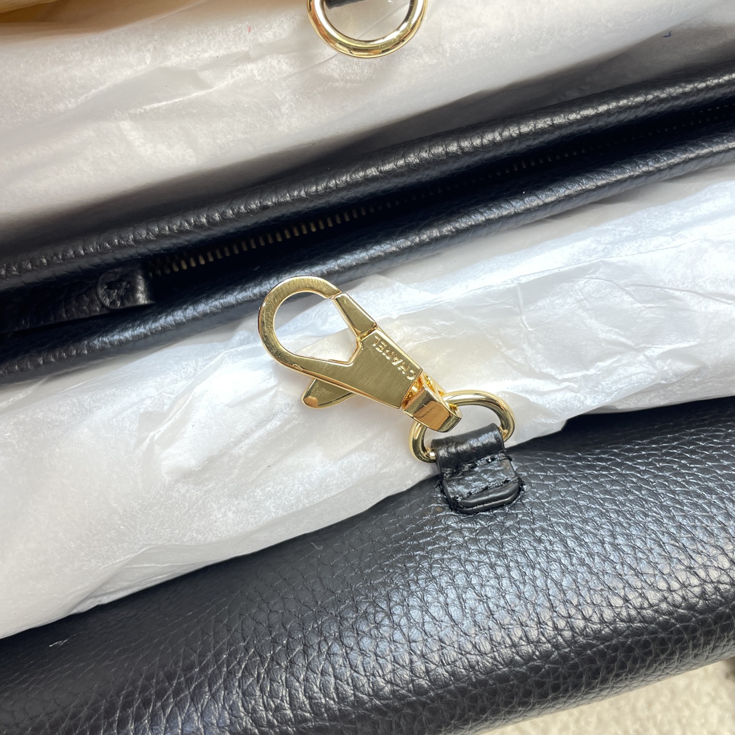 Chanel Style Black Leather Bag style reference detail image 7 from source 785968