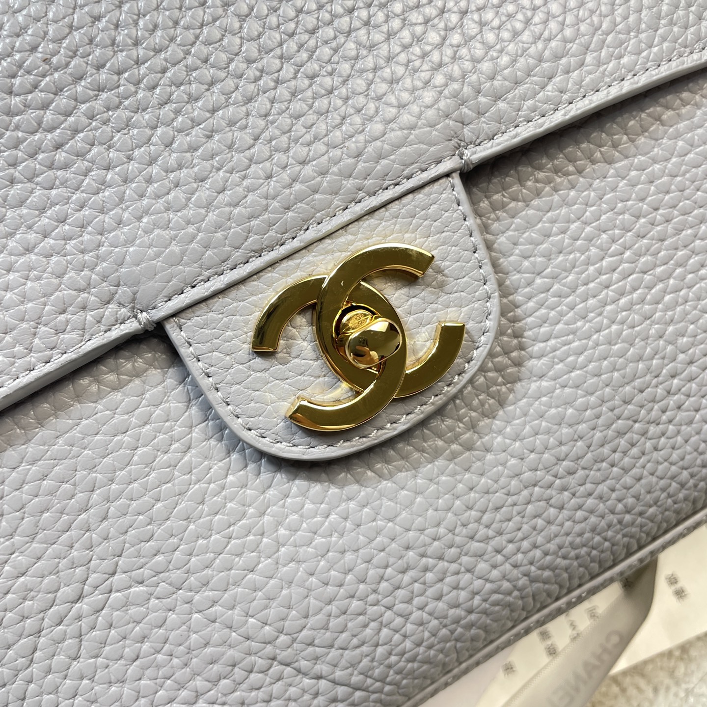 Chanel Style Black Leather Tote Bag style reference detail image 6 from source 785958