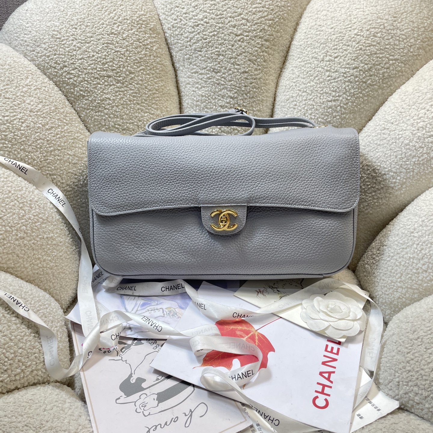 Chanel Style Black Leather Tote Bag Lookbook Reference image 1