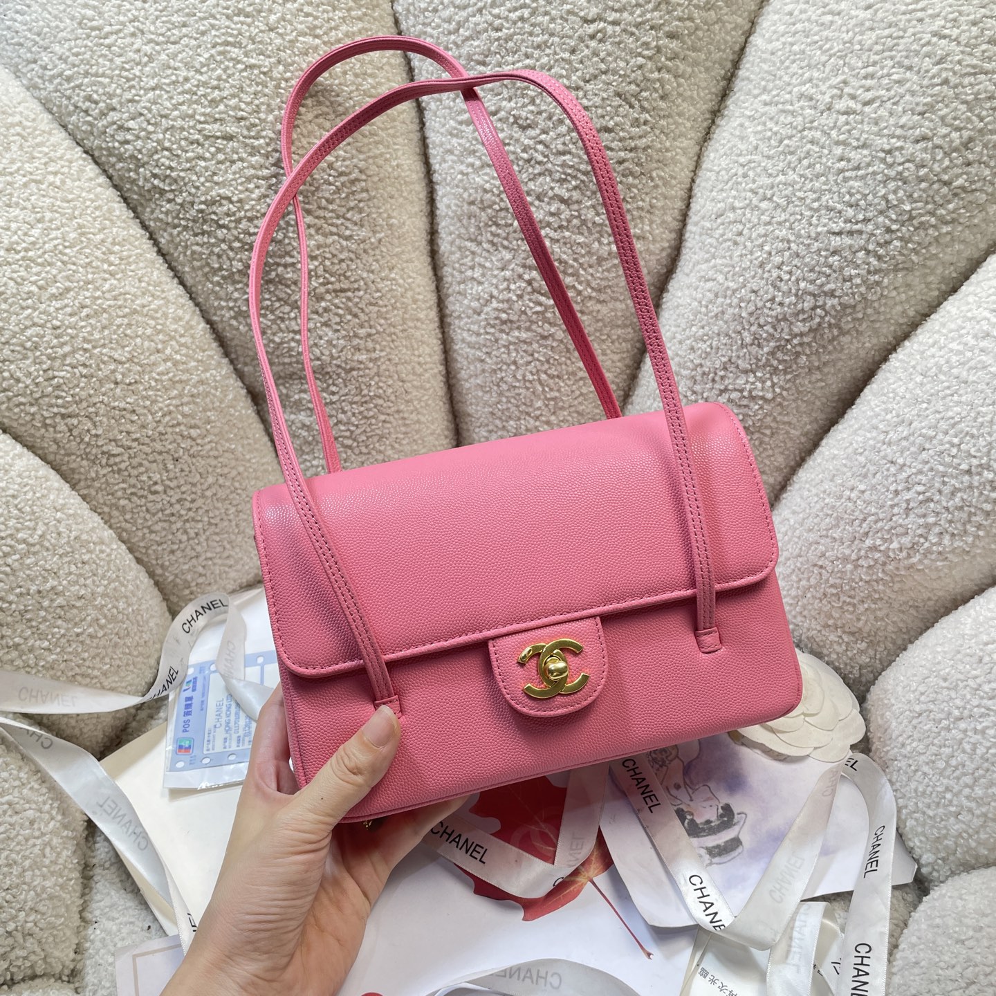 Chanel Style Leather Card Holder Lookbook Reference image 2