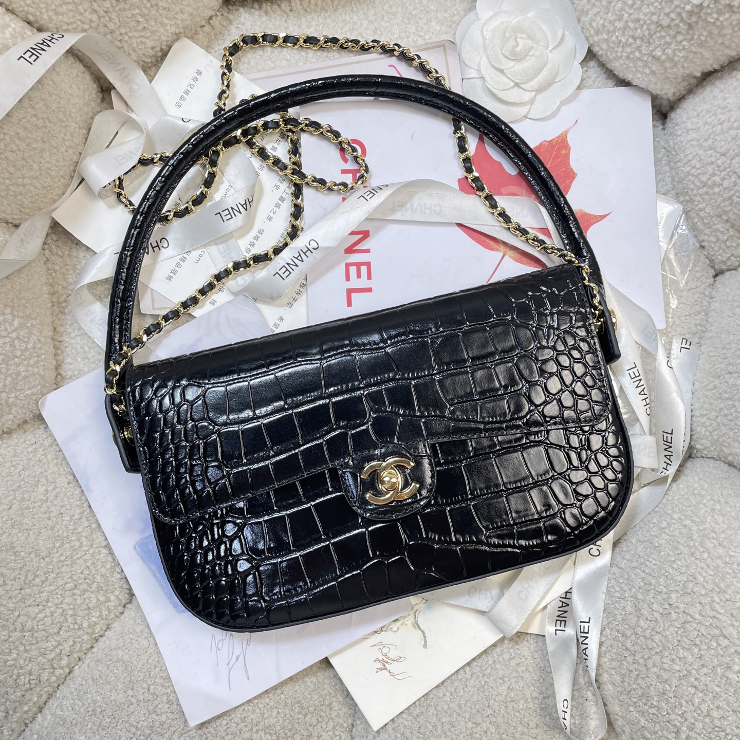 范思哲 Versace 经典高奢皮具手袋托特包斜挎包女包 #94DA6EFE 5