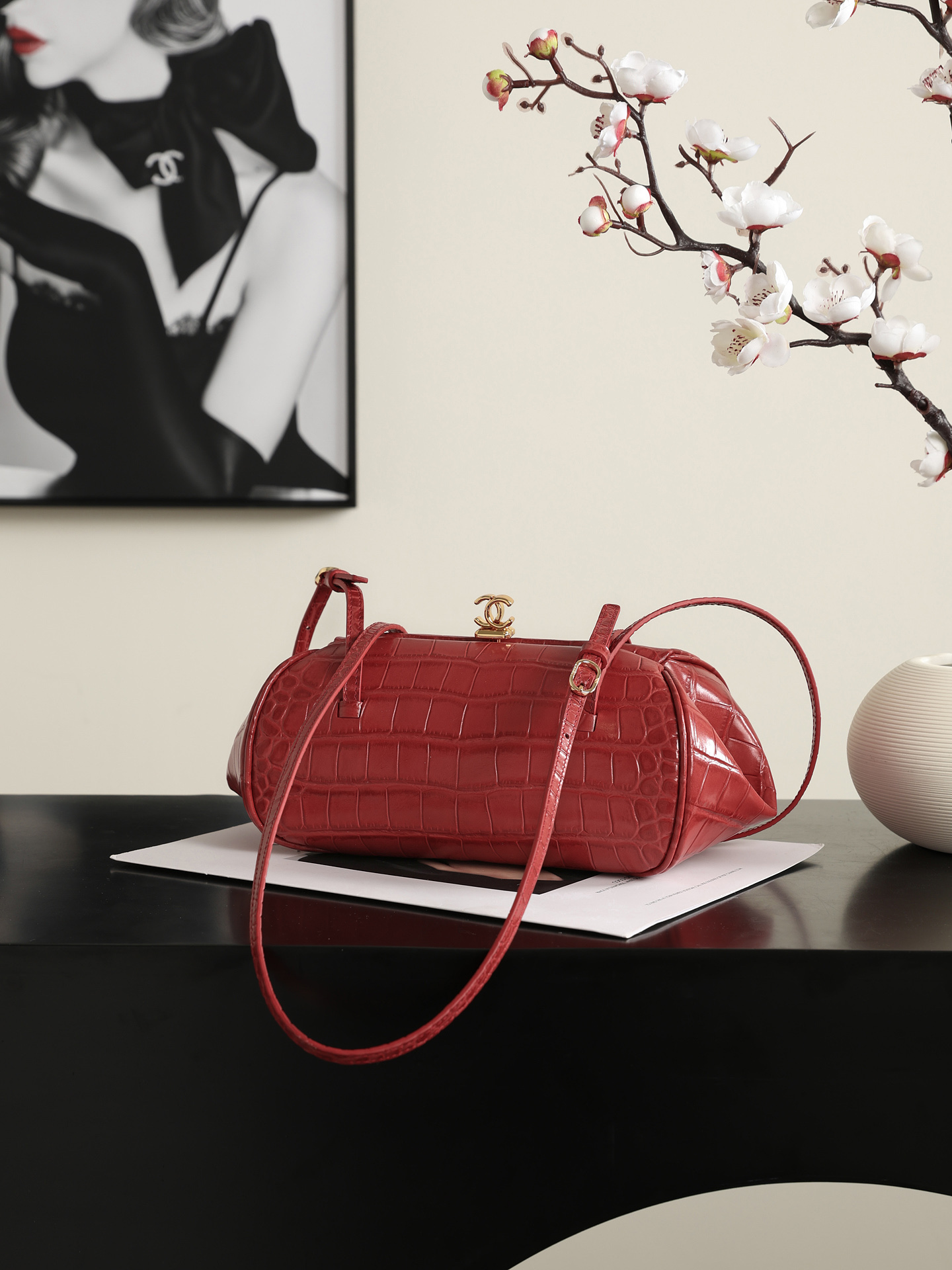 Chanel Vintage Red Handbag