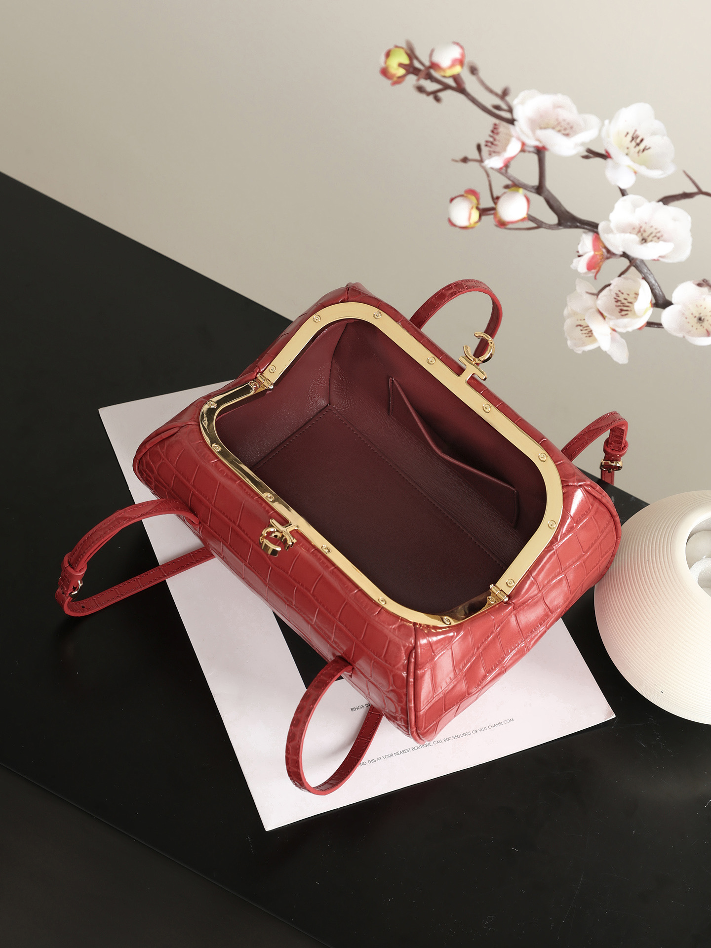 Chanel Vintage Red Handbag