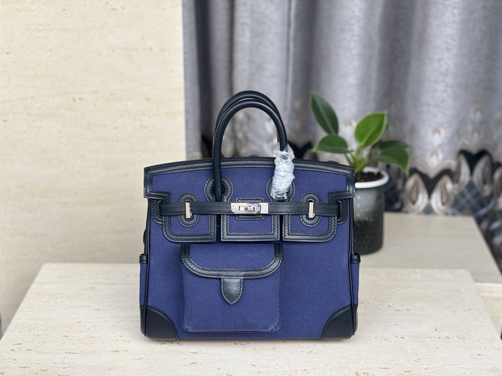 NO:698650,Cargo's new platinum 25CM. Handmade bag!  Wax thread hand sewing available from stock, deep sea blue, Hermes, hermes, Hermes,19860909Cargo新款 铂金25CM. 手拎手工包！蜡线手缝 现货供应 深海蓝,爱马仕,hermes,Hermes,,Bag