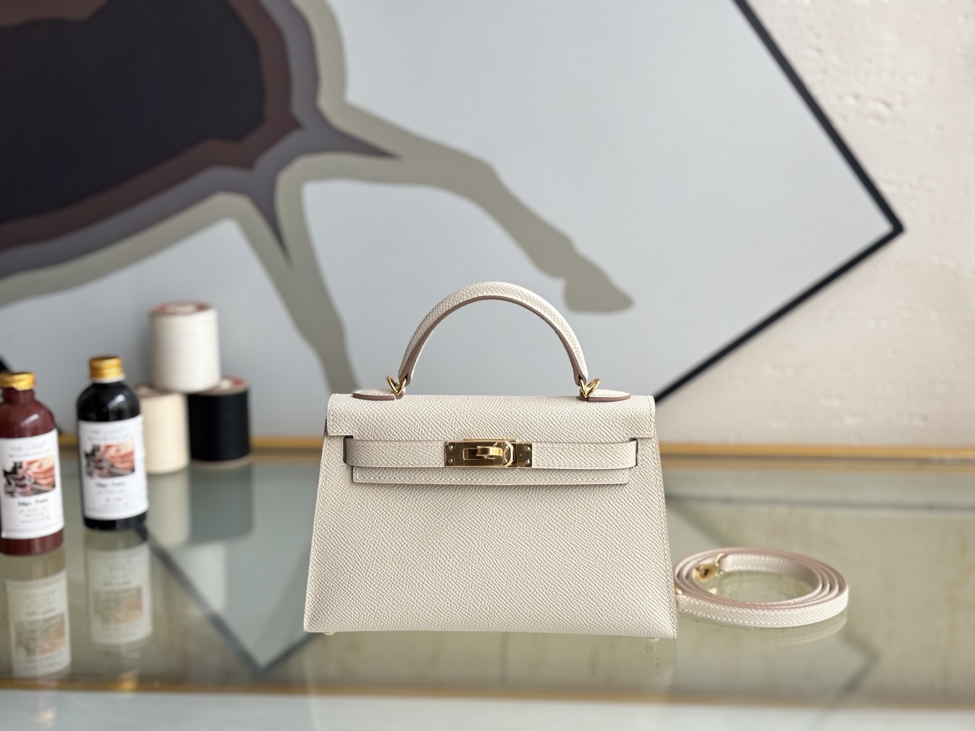 NO:698865,Kelly second generation milkshake white gold buckle 19cm imported E leather fully hand-stitched, Hermes, hermes, Hermes,19860909Kelly二代 奶昔白 金扣 19cm 进口E皮 全手缝,爱马仕,hermes,Hermes,,Bag