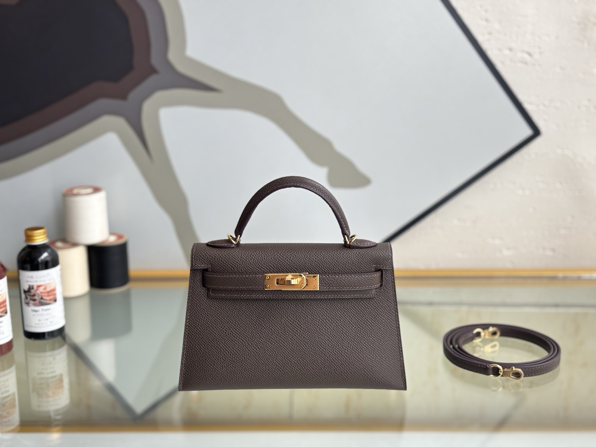 NO:698885,Kelly second generation ebony gold buckle 19cm imported E leather fully hand-stitched, Hermes, Hermes, Hermes,19860909Kelly二代 乌木色 金扣 19cm 进口E皮 全手缝,爱马仕,hermes,Hermes,,Bag