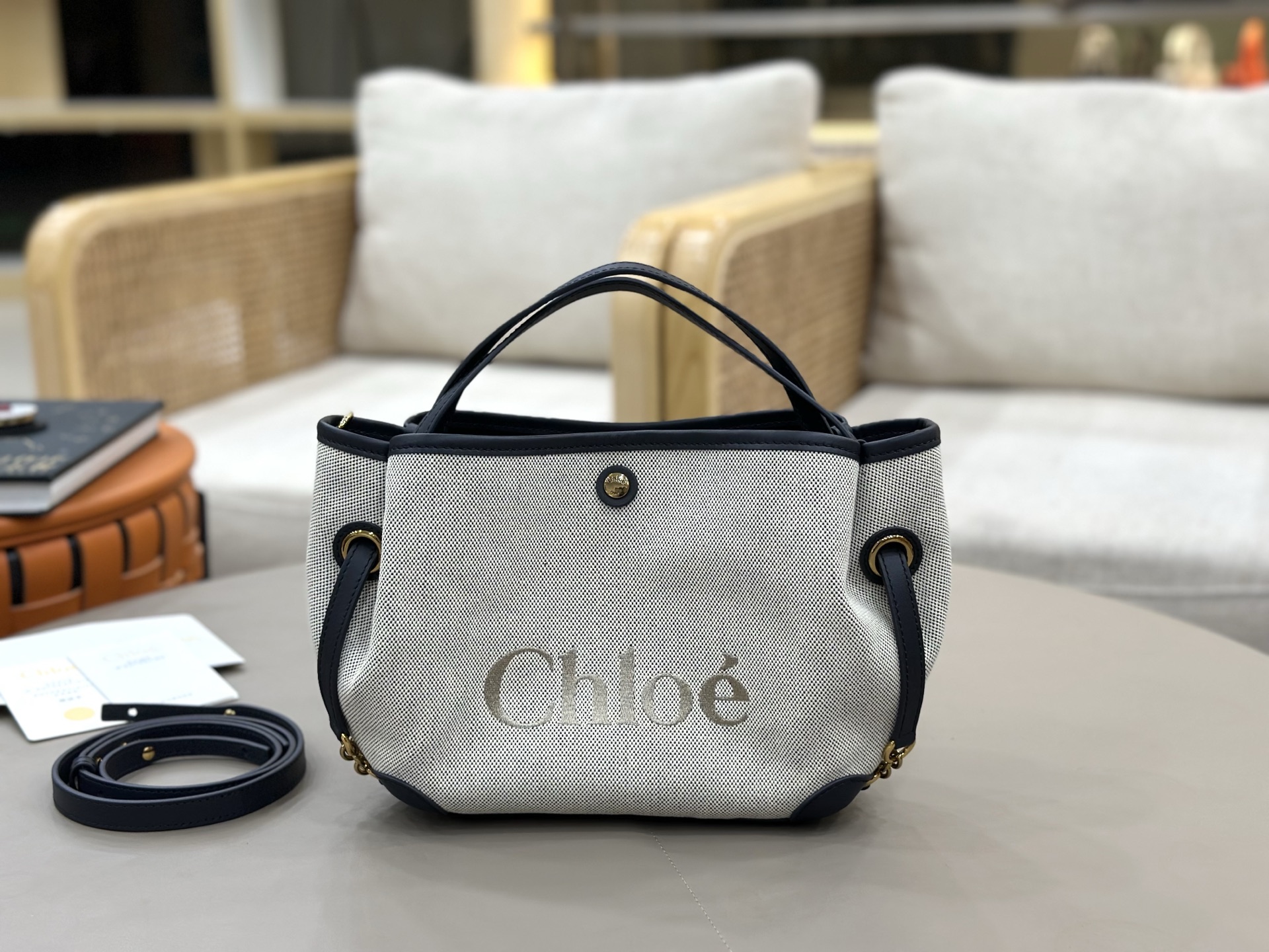 Chloé Versatile for all seasons! I'm sure this canvas tote from Chloe will hold my hand!