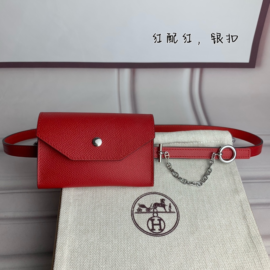 Hermès Pocket Carrousel Belt Buckle & Reversible Leather Strap 13mm Red 5 i1702605479 4665 6