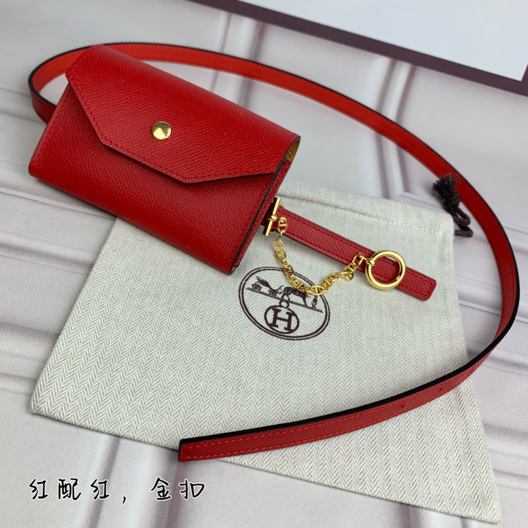 Hermès Pocket Carrousel Belt Buckle & Reversible Leather Strap 13mm Red 2 i1702605479 6498 5