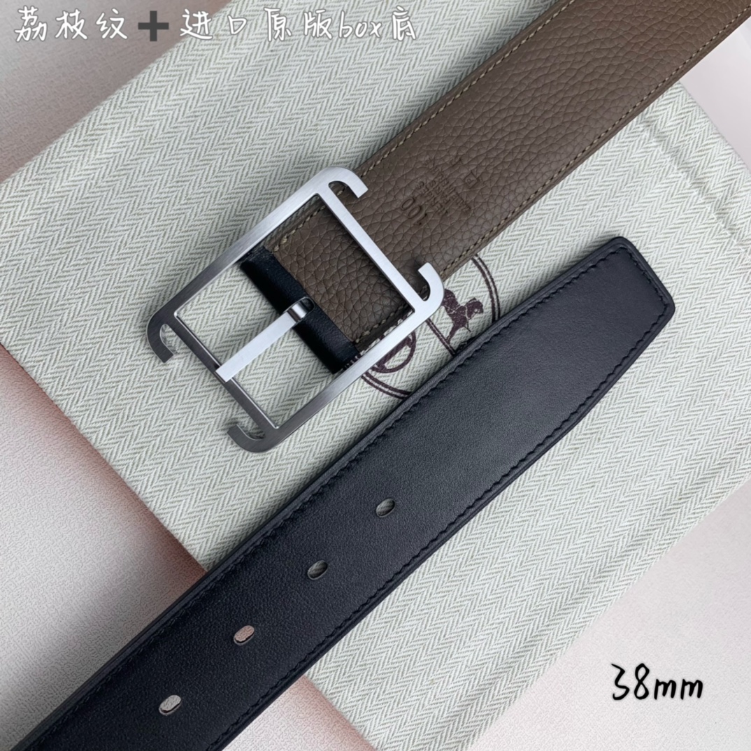 Hermès 爱马仕针扣 原单品质 进口头层牛皮 灰色荔枝纹-Top High Quatity Cheap Sneakers Fashion Clothing Clothes Bags handbags Shoes of all Brand wholesale With The best Quality And Beautiful Price from China Factory Chinese suppliers wholesaler seller Hermès 爱马仕针扣 原单品质 进口头层牛皮 灰色荔枝纹
