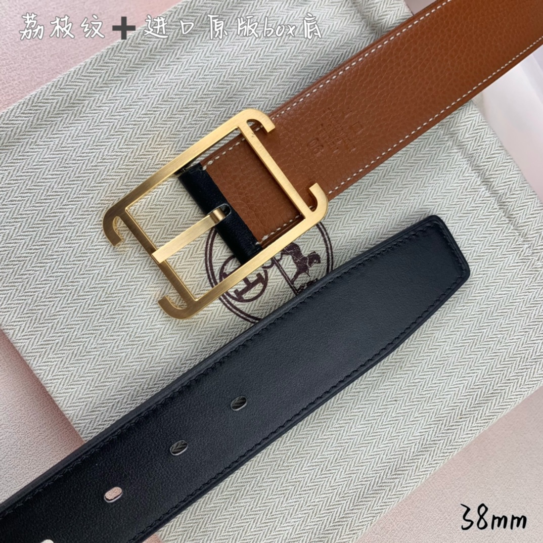 Hermès 爱马仕针扣 原单品质 进口头层牛皮 土黄色荔枝纹-Top High Quatity Cheap Sneakers Fashion Clothing Clothes Bags handbags Shoes of all Brand wholesale With The best Quality And Beautiful Price from China Factory Chinese suppliers wholesaler seller Hermès 爱马仕针扣 原单品质 进口头层牛皮 土黄色荔枝纹