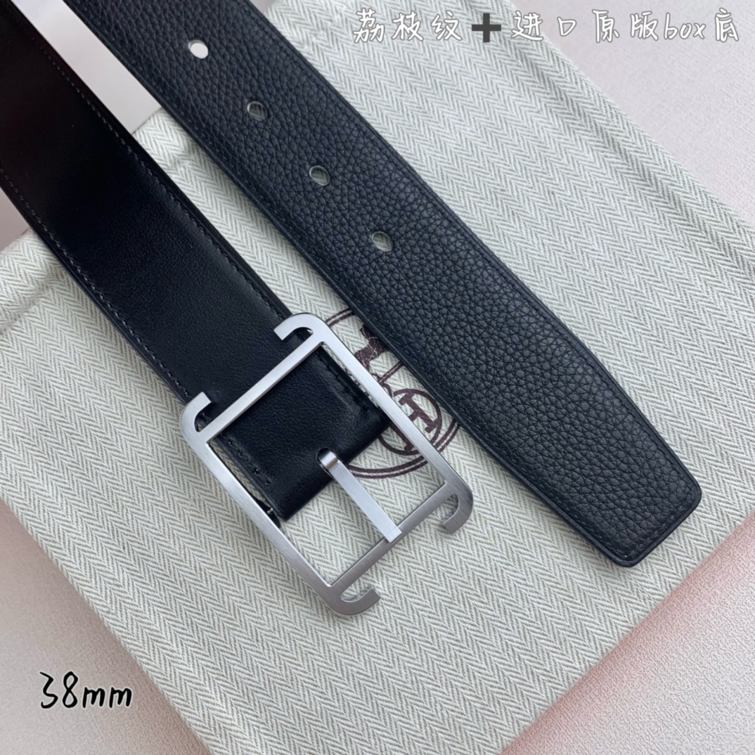 Hermès 爱马仕针扣 原单品质 进口头层牛皮 黑色荔枝纹-Chinese UA Cheap High Quatity Brand Clothes Bags handbags Sneakers wholesale wholesaler seller from China Factory suppliers Fashion Clothing Shoes best Quality Beautiful Price Hermès 爱马仕针扣 原单品质 进口头层牛皮 黑色荔枝纹