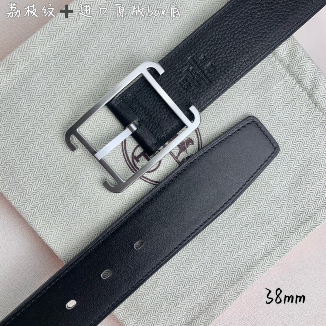 Hermès 爱马仕针扣 原单品质 进口头层牛皮 黑色荔枝纹-Chinese UA Cheap High Quatity Brand Clothes Bags handbags Sneakers wholesale wholesaler seller from China Factory suppliers Fashion Clothing Shoes best Quality Beautiful Price Hermès 爱马仕针扣 原单品质 进口头层牛皮 黑色荔枝纹