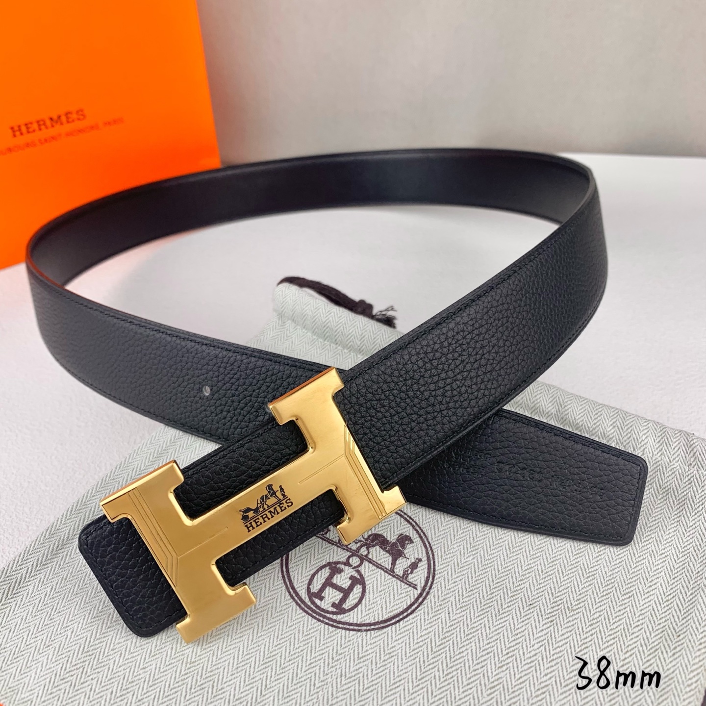 HERMES belt Hermè Hermes 38mm H — photo 3