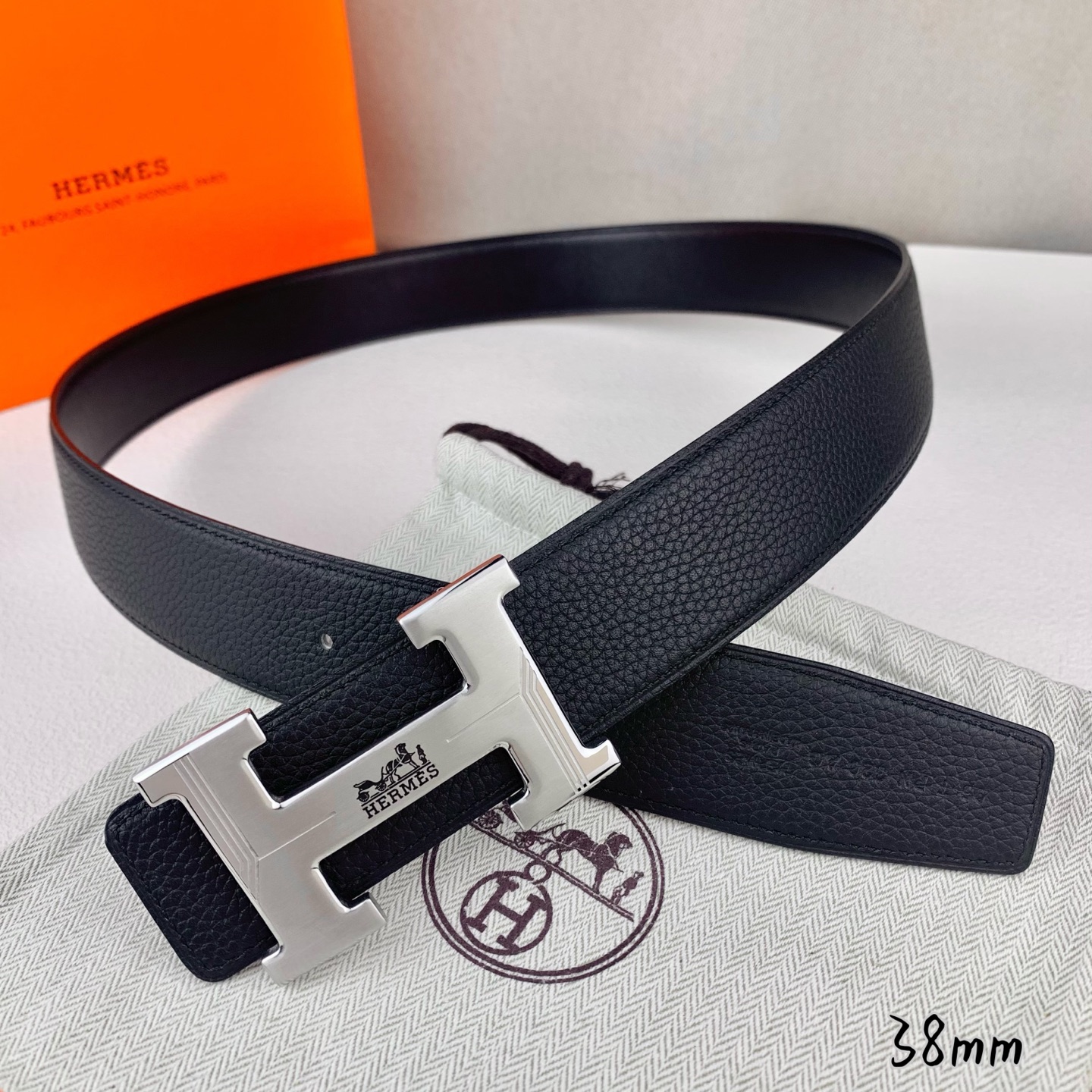 HERMES belt Hermè Hermes 38mm H — photo 4