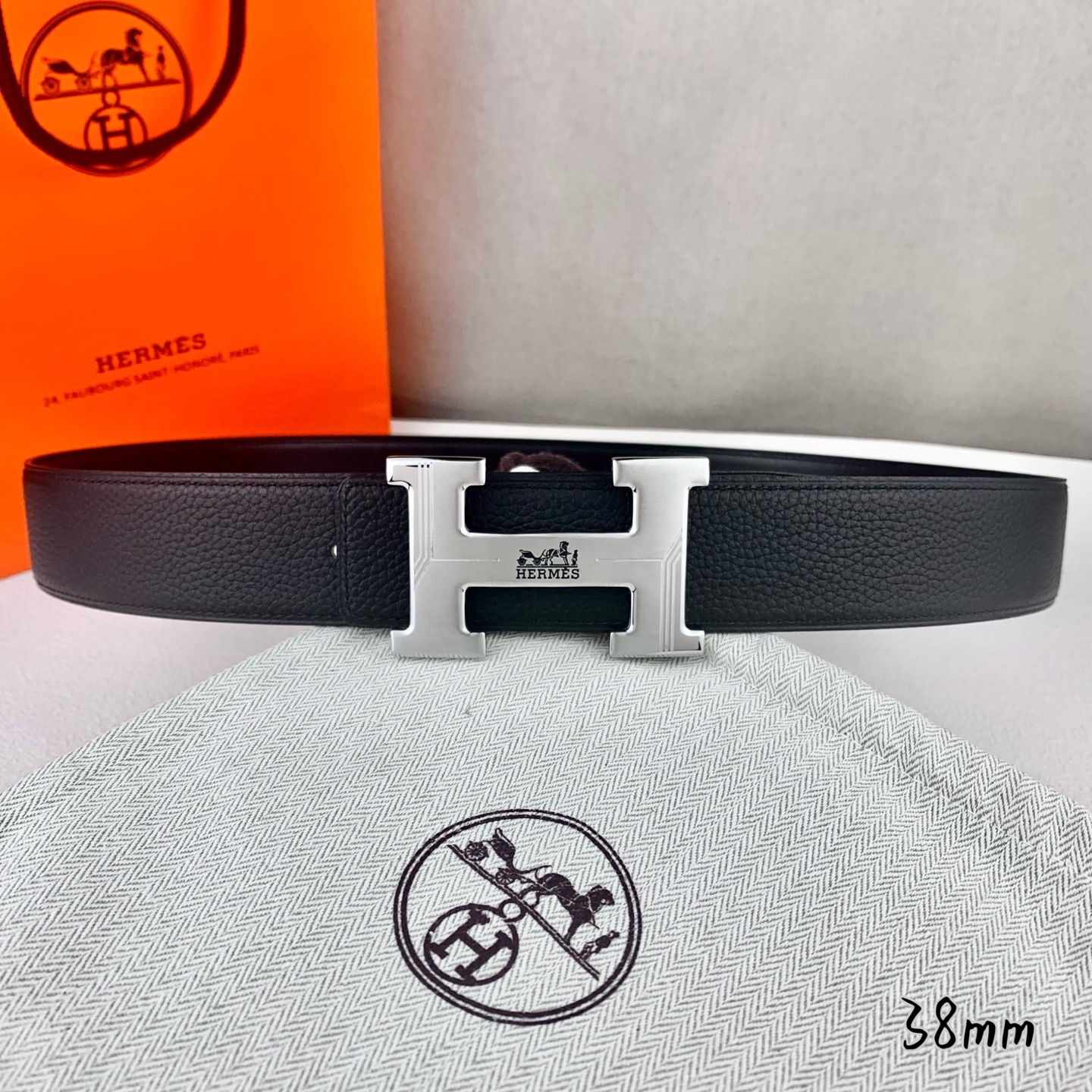 HERMES belt Hermè Hermes 38mm H — photo 2