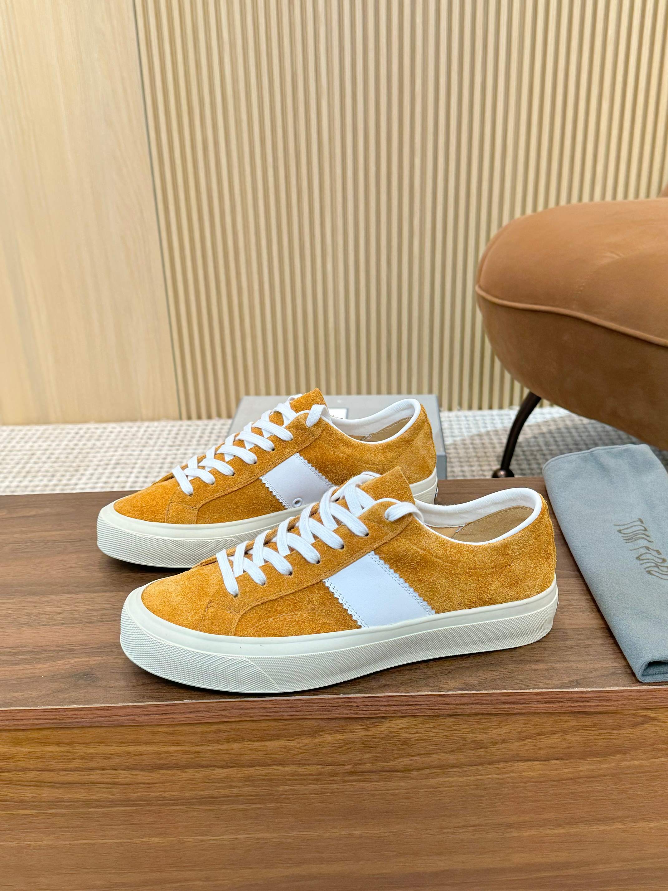 Tom Ford Suede Low-Top Sneakers for Women - Stylish and Comfortable 3 a1746411197079 2080