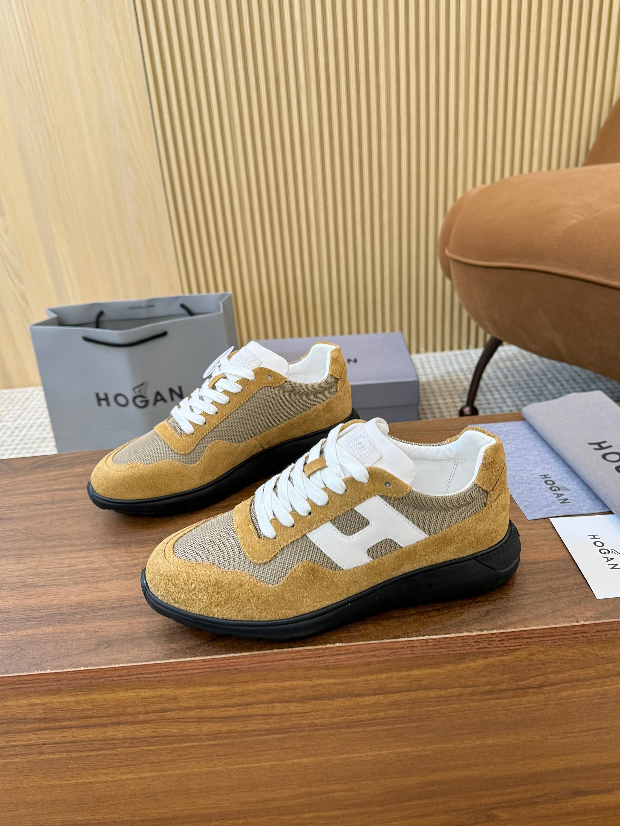호간 로우컷 레이스업 캐주얼 스니커즈 74632 이미지 2