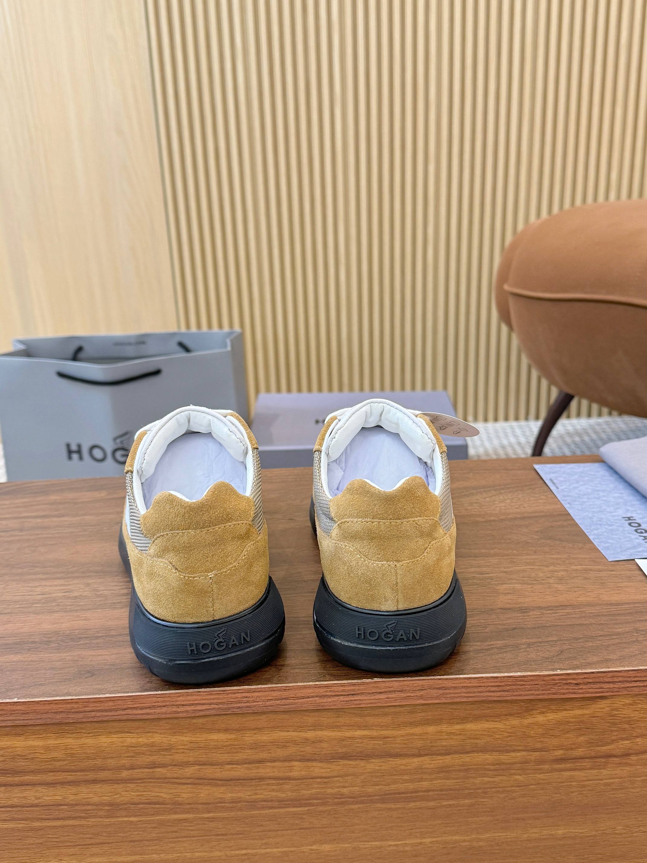 호간 로우컷 레이스업 캐주얼 스니커즈 74632 이미지 5