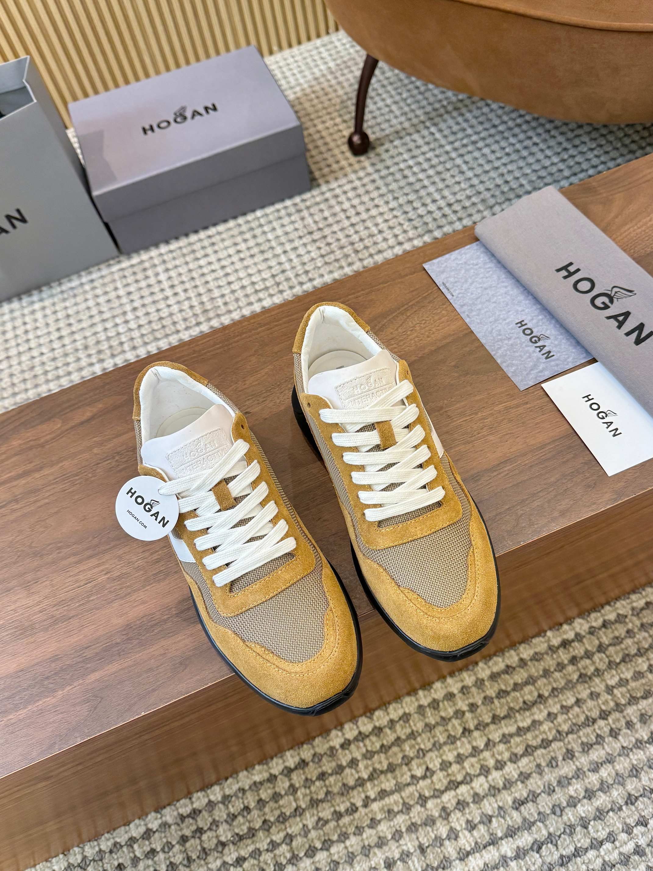 호간 로우컷 레이스업 캐주얼 스니커즈 74632 이미지 8