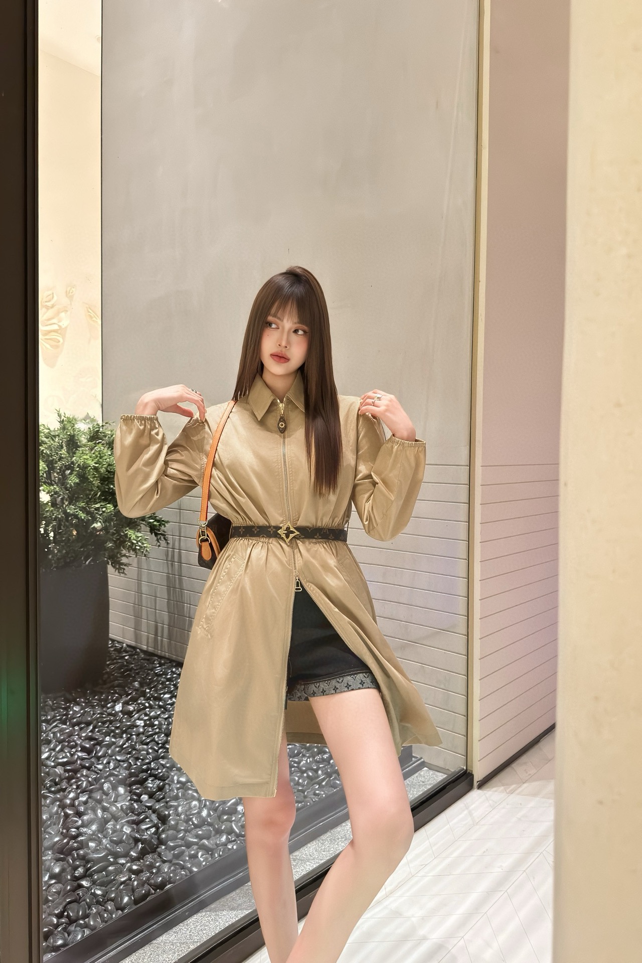 NO:449824,Model number D25071825 LOUIS*Doujia LV new model, simple and fashionable double-head zipper placket, back, presbyopia logo printed elastic waist and slim long-sleeved cotton dress with belt!  Coffee, (M size shoulder width 48, bust 96, waist 78, sleeve length 47, skirt length 85) hair,,louis vuitton,louis vuitton,louis vuitton,louis vuitton,skirts,alexander wang19860909款号D25071825 LOUIS*驴家LV新款 简约时尚双头拉链门襟后背老花logo印花松紧收腰显瘦长袖棉质连衣裙配腰带！咖色,（M码肩宽48,胸围96,腰围78,袖长47,裙长85）发,,louis vuitton,louis vuitton,louis vuitton,louis vuitton,skirts,alexander wang,Women's clothing