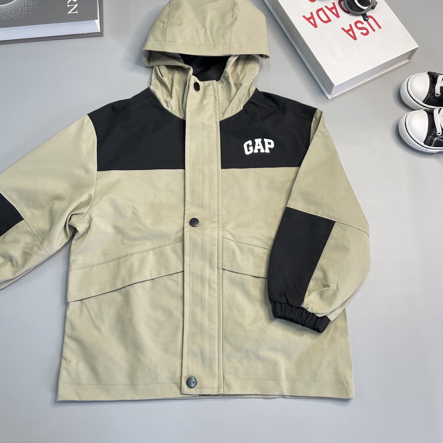Verde militar 107@una pieza 110-160 La primera chaqueta de plumón para tu hijo🌤️ Impermeable a nivel de tormenta + cóm…