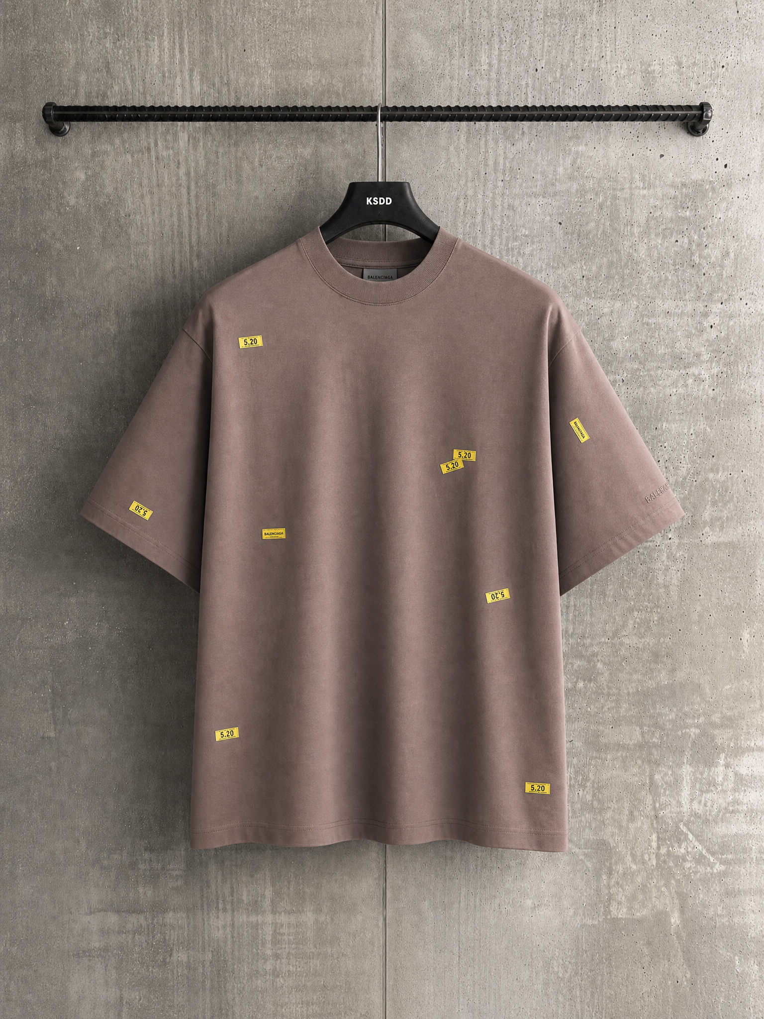 Balenciaga BAL 520 STICKERS 中版型 T 恤