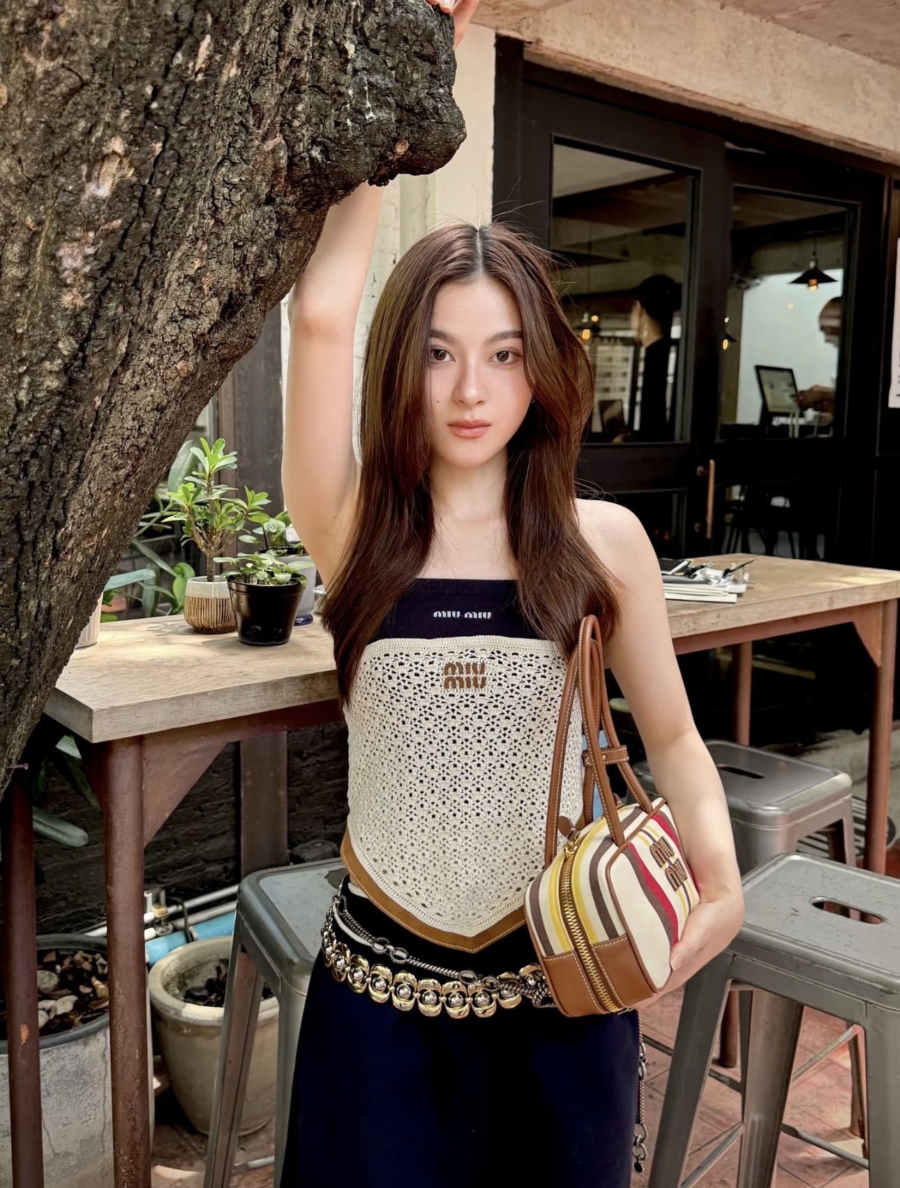 NO:441911,The same style as Thai Star Mi Girl~, alexander wang19860909泰星米妹同款～,,alexander wang,Women's clothing