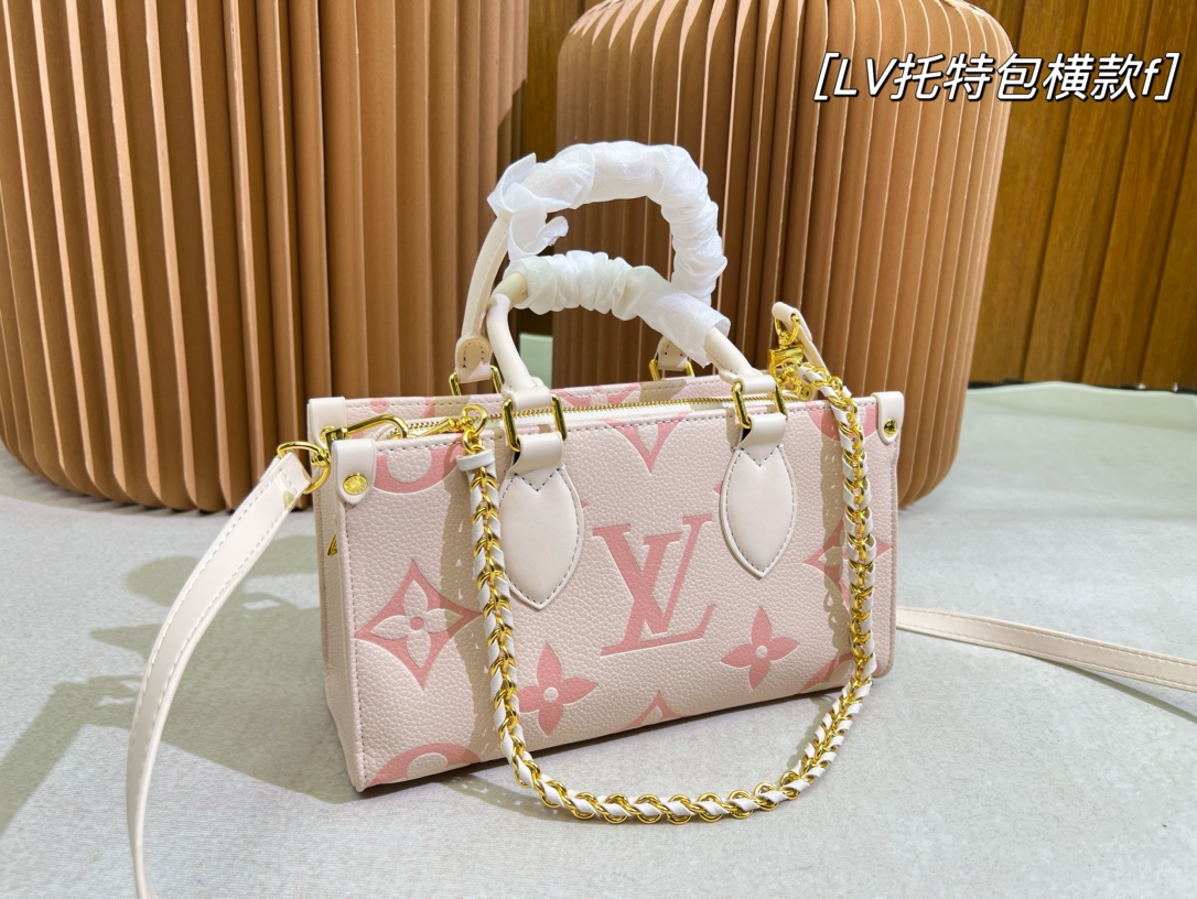 Louis Vuitton Handbags Tote Bags Lychee Pattern Cowhide Chains