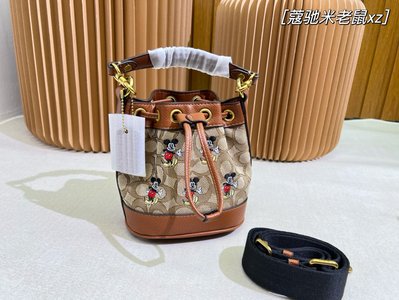 Coach Bucket Bags Embroidery Fashion
