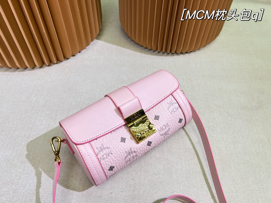 MCM Handbags Cylinder & Round Bags
