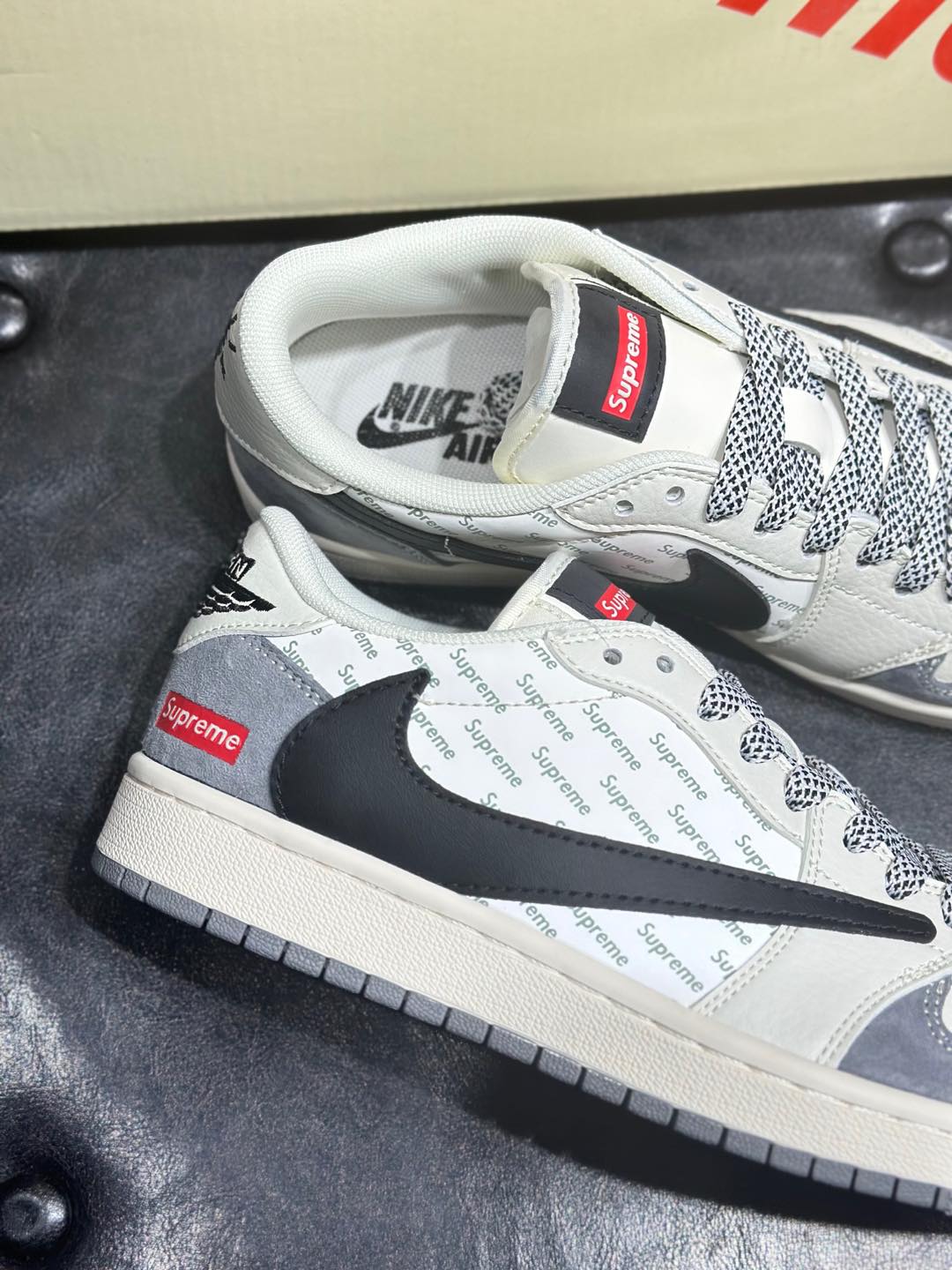 Nike Dunk Low Custom Supreme Collab Sneakers: Stylish, Comfortable, Sizes 36-45 8 i1735539423858 4938 0 6