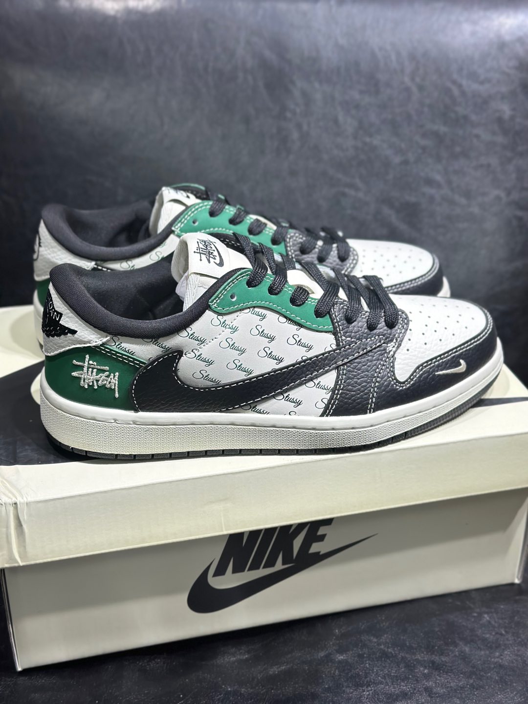Nike Dunk Low Stussy Custom Sneakers Anti-Slip Low Top Designer Shoes 4 i1735541486866 2285 0 2