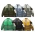 Stone Island Clothing Down Jacket Black Blue Fluorescent Green Grey Yellow Embroidery Cotton Down Nylon Winter Collection