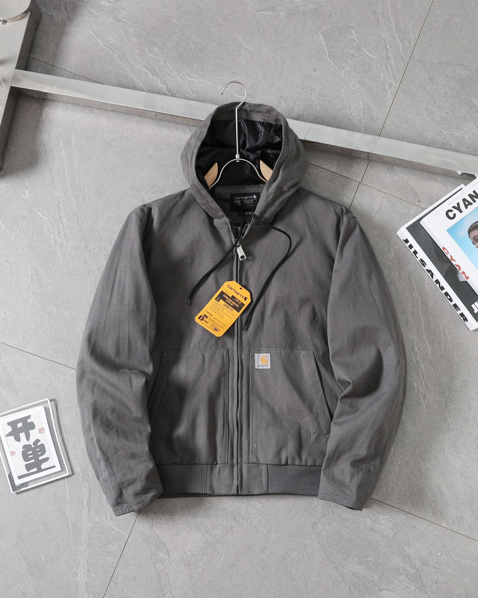 Carhartt Chain Jacket CB KB03# Khmer: High-Quality Design with Multiple Pockets - 图片 2
