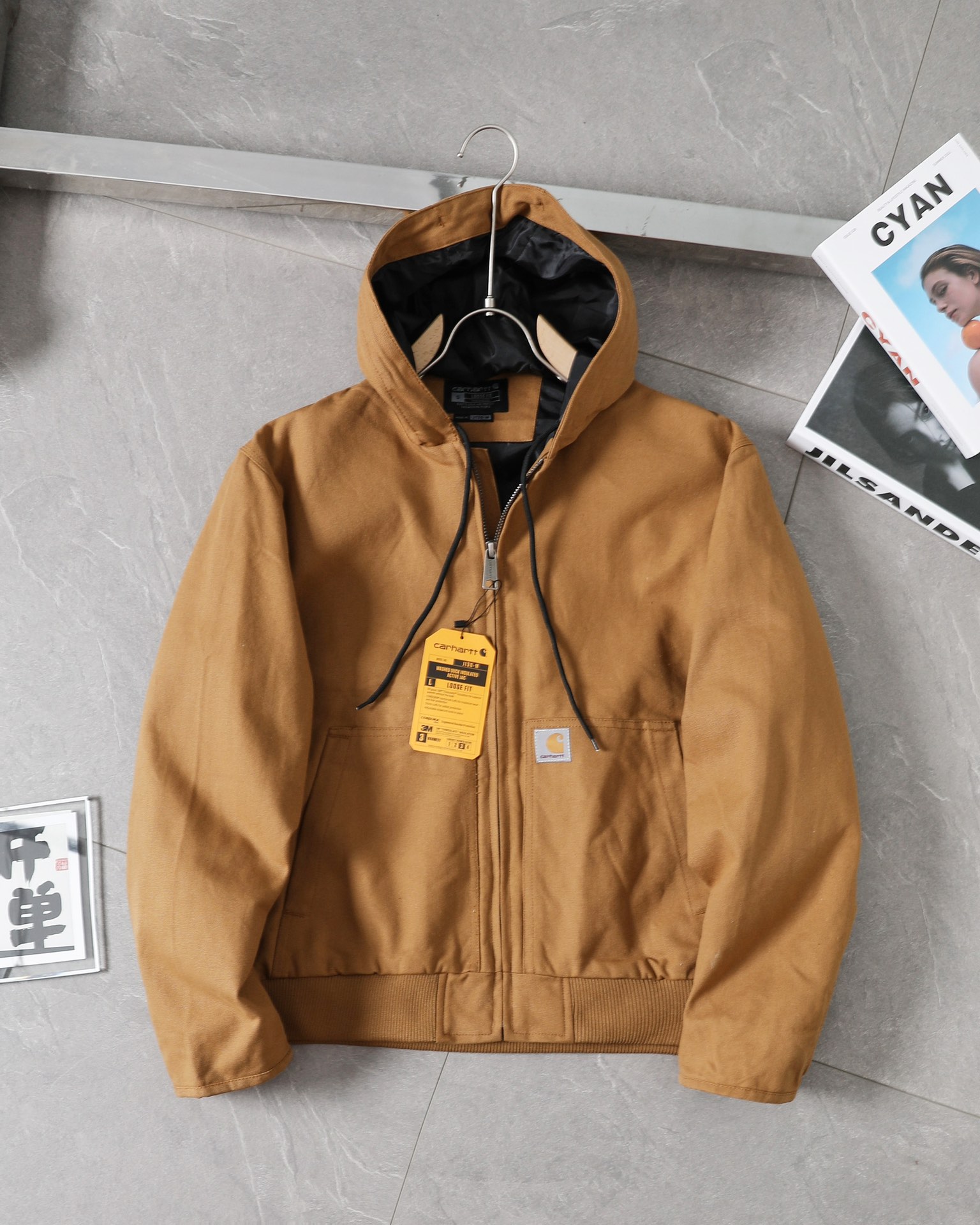 Carhartt Chain Jacket CB KB03# Khmer: High-Quality Design with Multiple Pockets - 图片 3