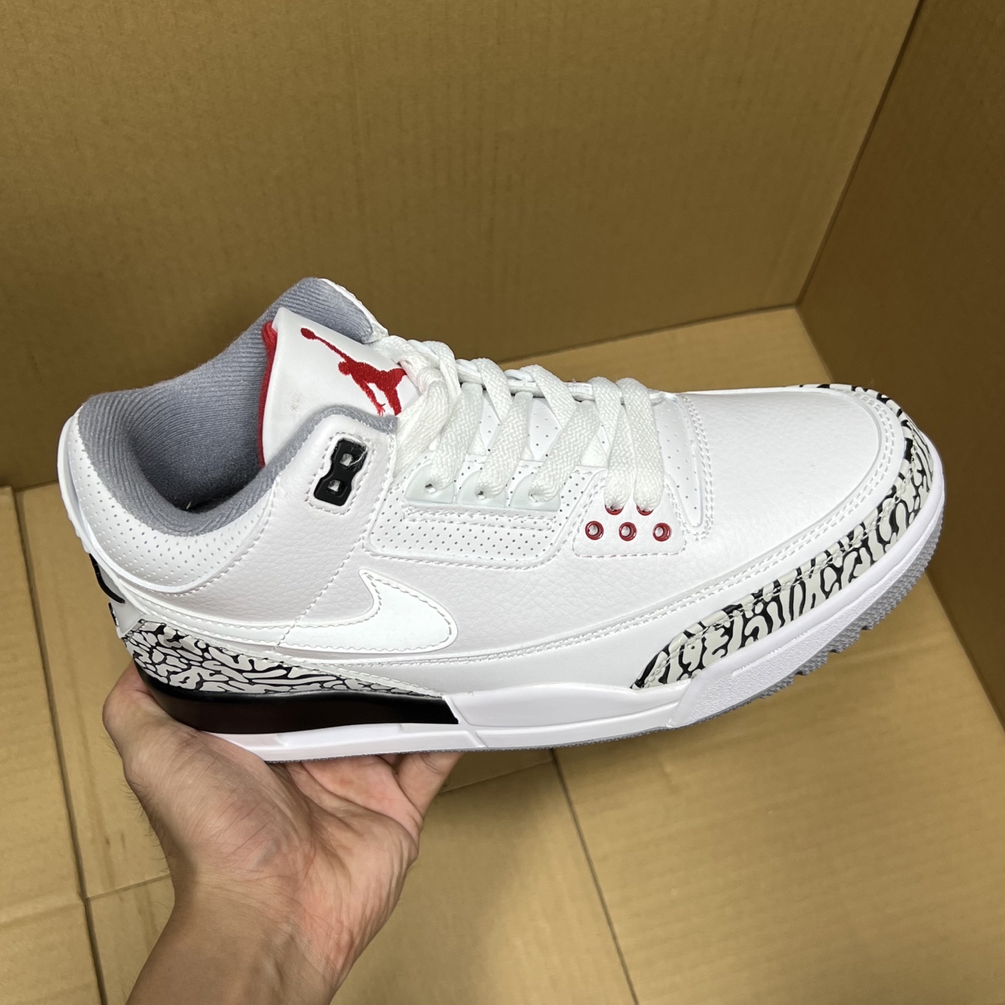 Jordan Retro 3 White Cement Reimagined Men's Shoes Sneakers 10 a1755206695261 2464