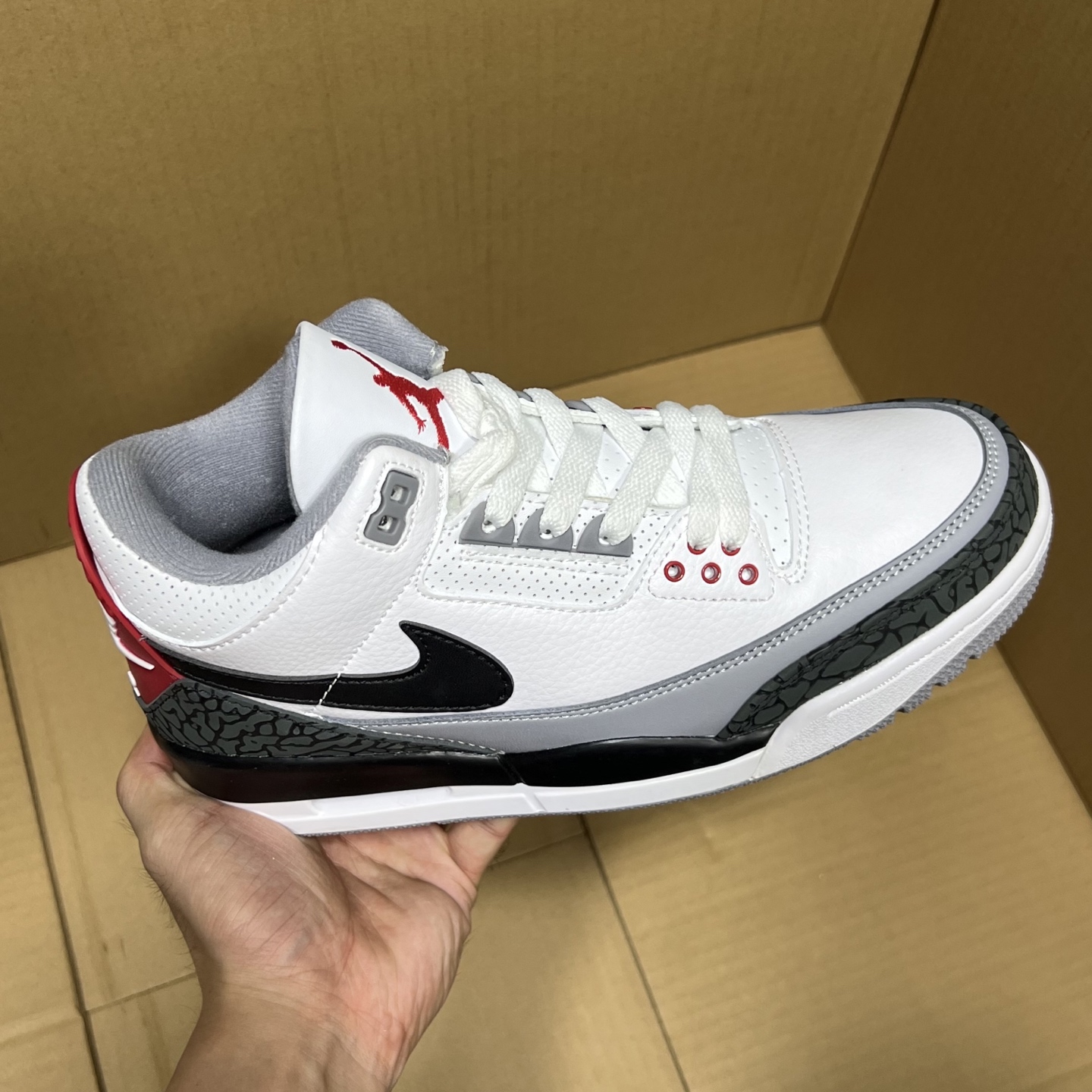 Jordan Retro 3 White Cement Reimagined Men's Shoes Sneakers 9 a1755206695263 1514