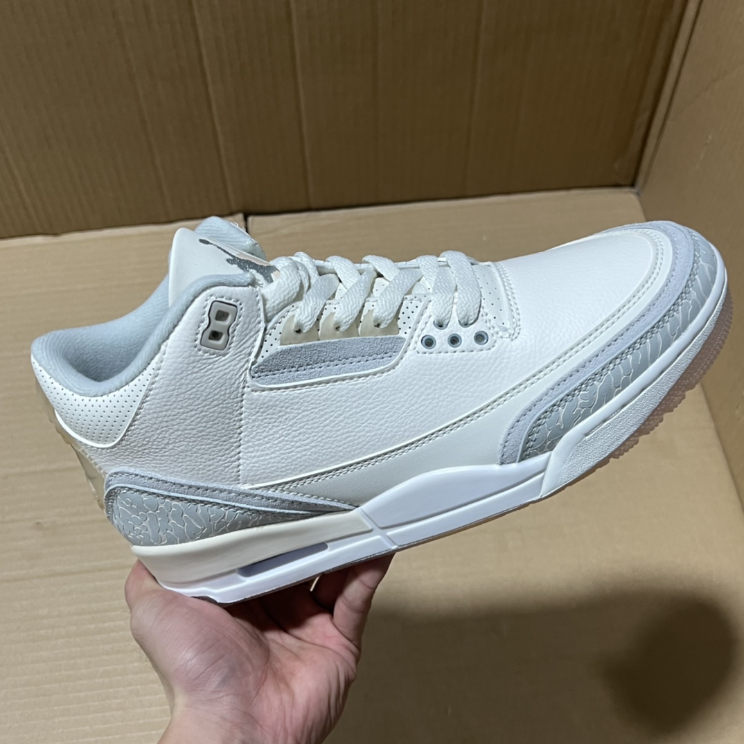 Air Jordan 3 Retro 'White/Red' Men's Basketball Shoes, Size 40-48.5 5 a1755206703167 3647