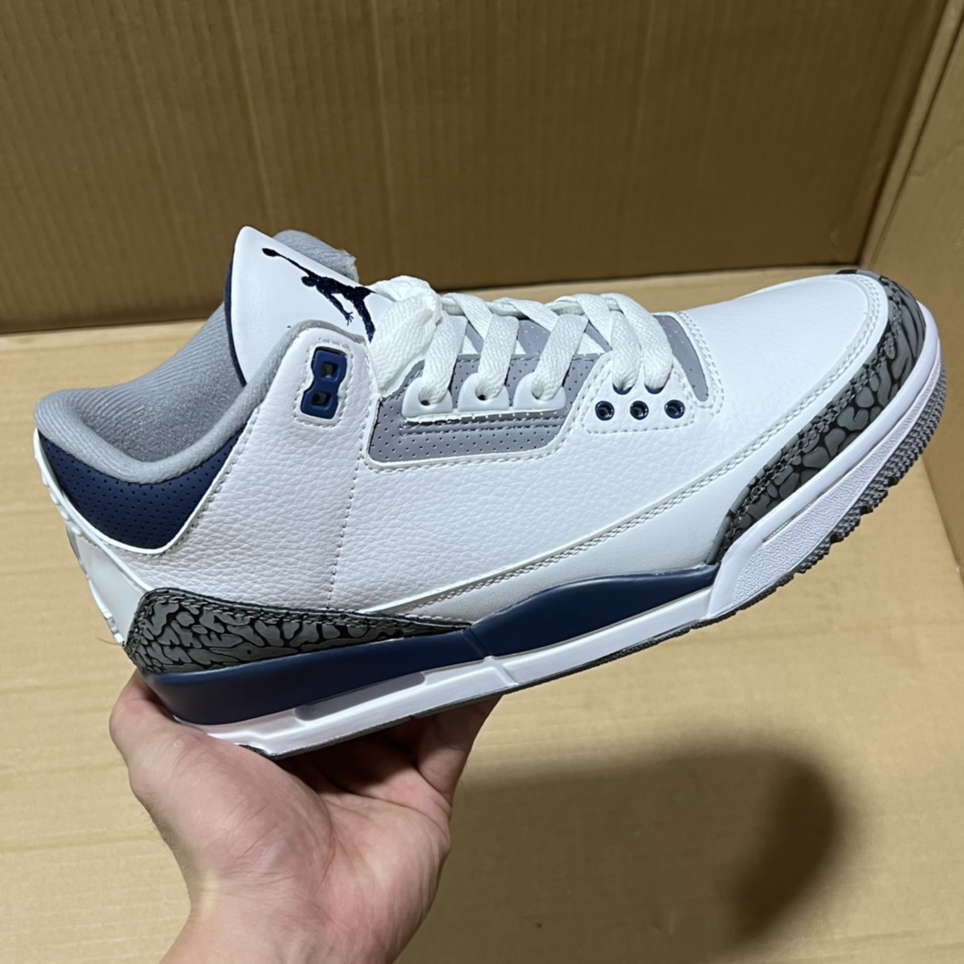 Air Jordan 3 Retro 'White/Red' Men's Basketball Shoes, Size 40-48.5 7 a1755206706703 4211