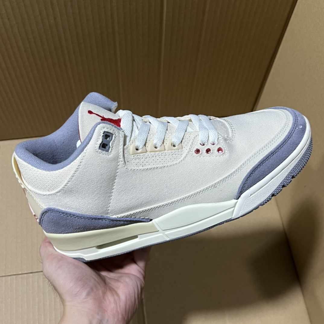 Air Jordan 3 Retro 'Powder Blue' Men's Basketball Shoes - Size 40-48.5 3 a1755206716855 8583