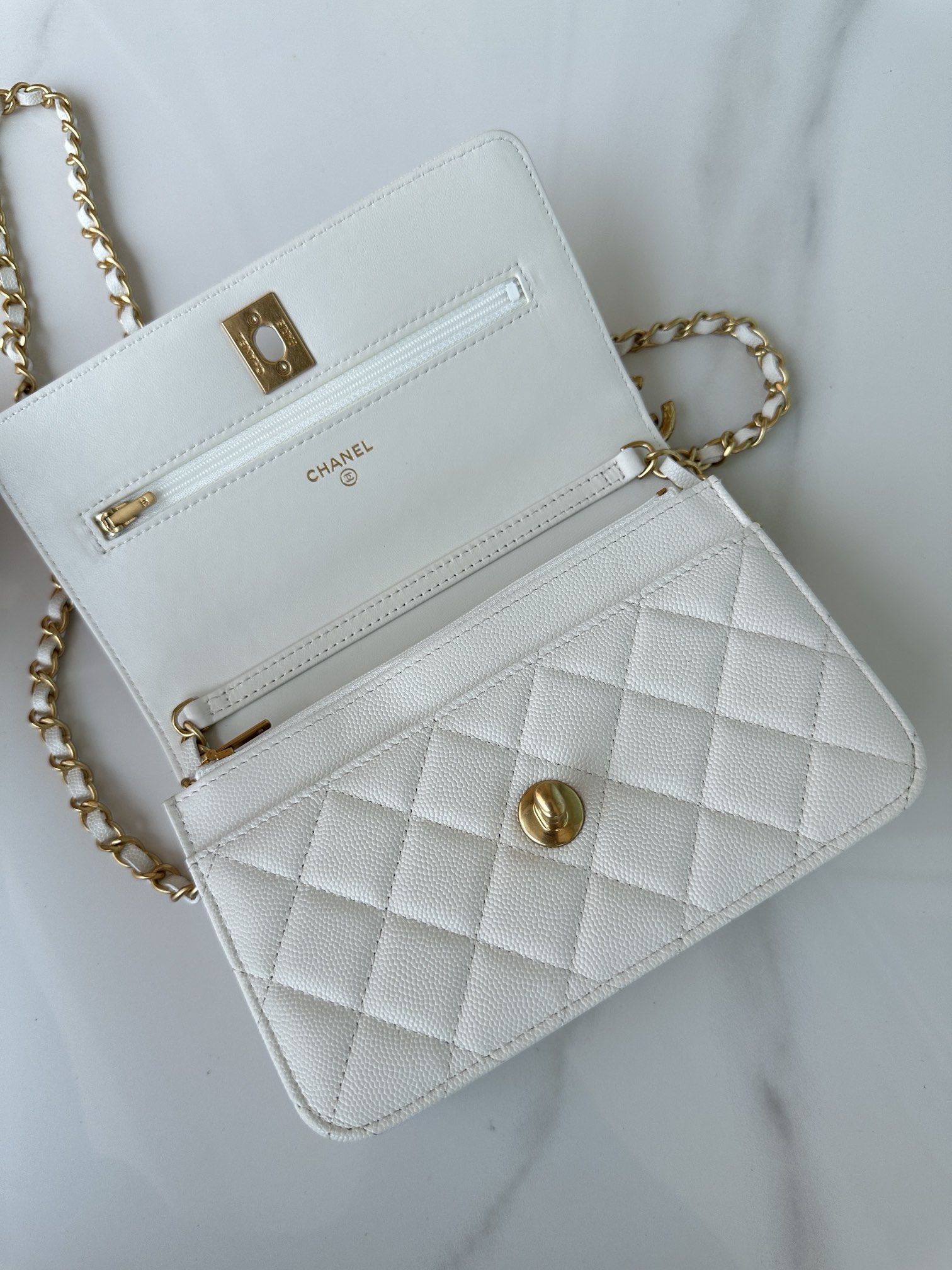 Chanel Luxury Designer Handbag crafted in premium calfskin leather 7