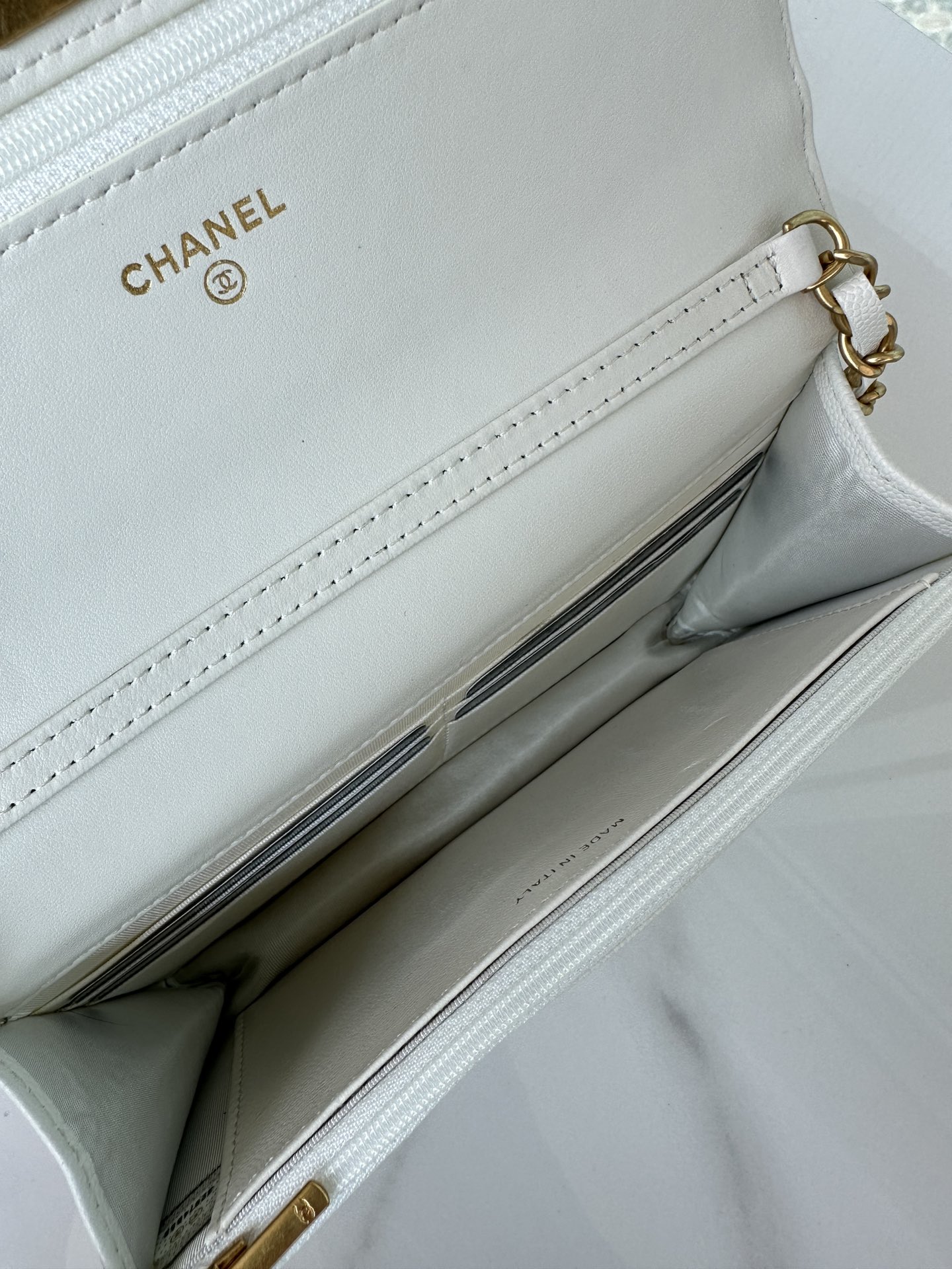 Chanel Luxury Designer Handbag crafted in premium calfskin leather 8