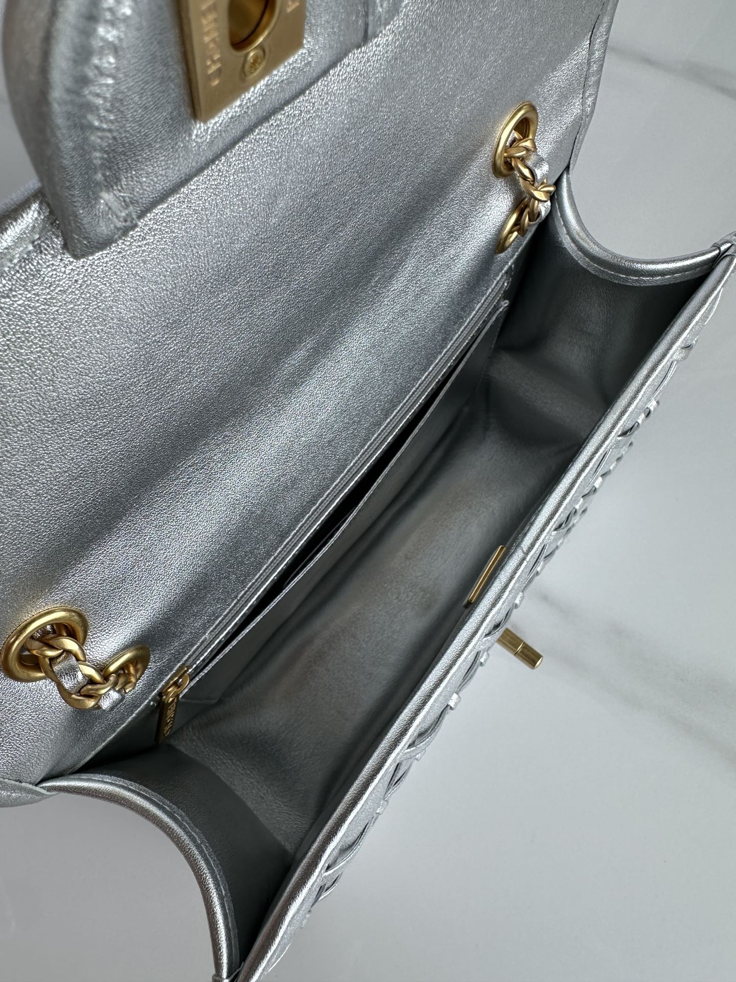 Chanell AS4795 Classic Flap Bag, 25cm, Genuine Leather, Gold Hardware 9 i1747973230 4205 3