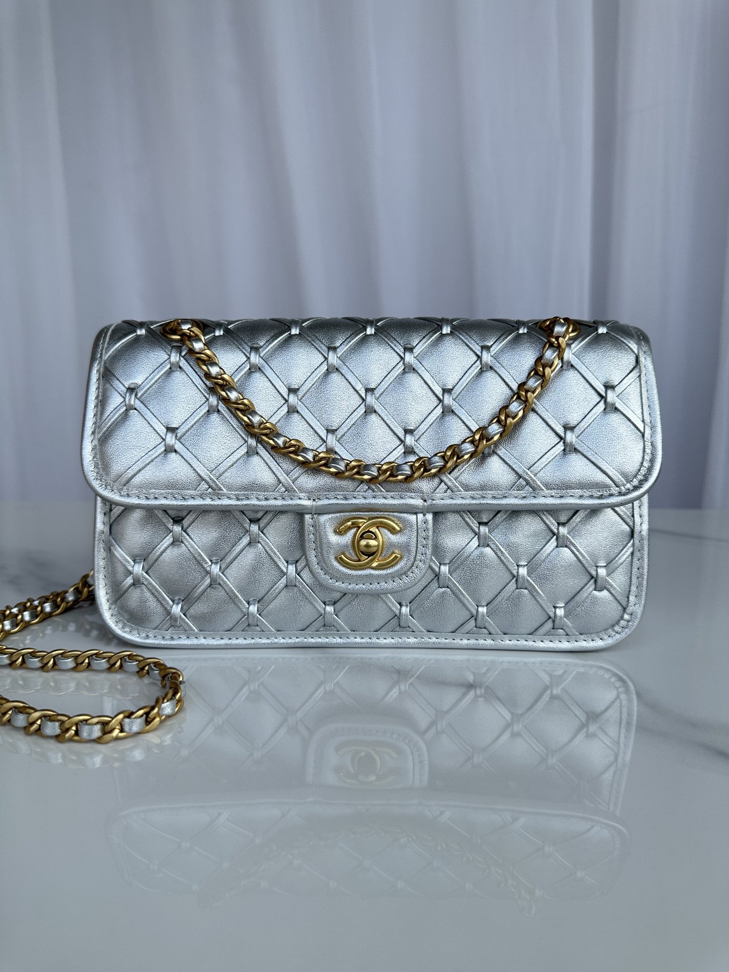 Chanell AS4795 Classic Flap Bag, 25cm, Genuine Leather, Gold Hardware 2 i1747973230 5800 8