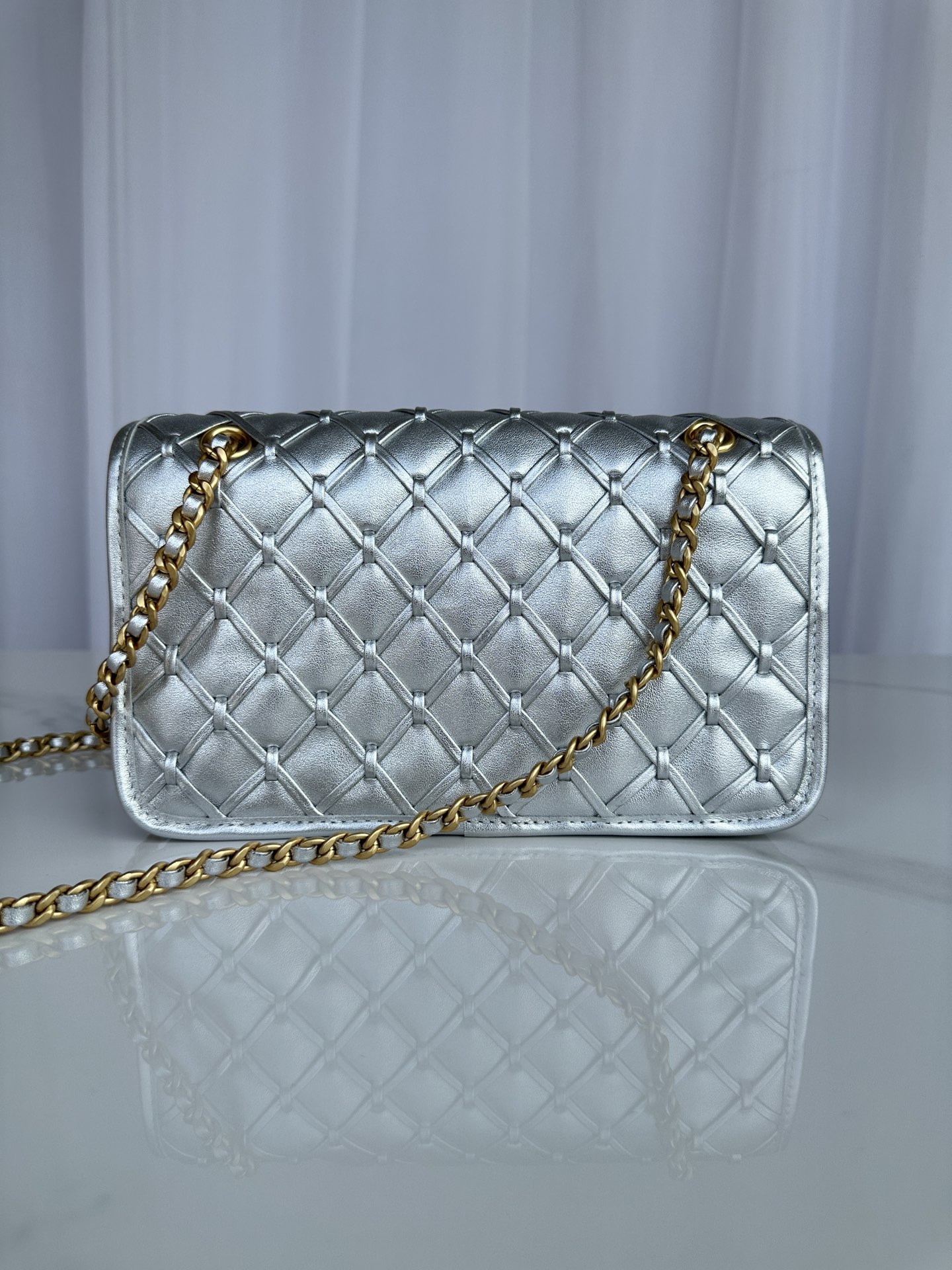 Chanell AS4795 Classic Flap Bag, 25cm, Genuine Leather, Gold Hardware 4 i1747973230 7873 7